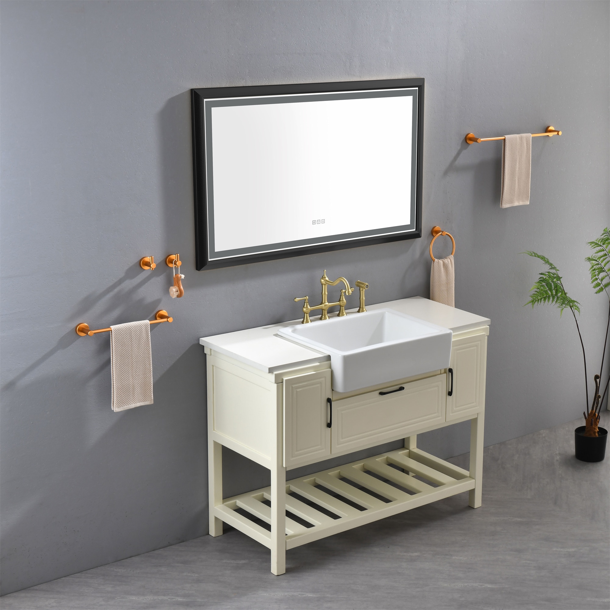 BABOOM BOM-0122120-OR Framed-Bath-Mirrors - View #5