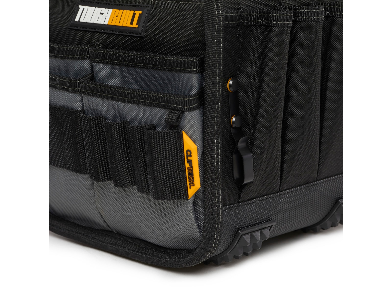 TOUGHBUILT Tote with Pouch Black Polyester 8-in Tool Tote TB-CT-180-8 at  Lowes.com