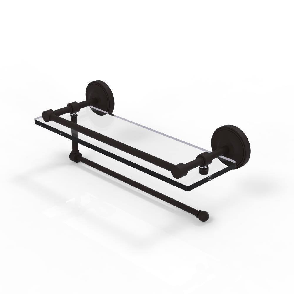 Allied Brass PRBP-1PT/16-GAL-ORB Prestige Regal Oil-rubbed Bronze Wall mount Bathroom Shelf ( 16-in x 5-in x 5-in )