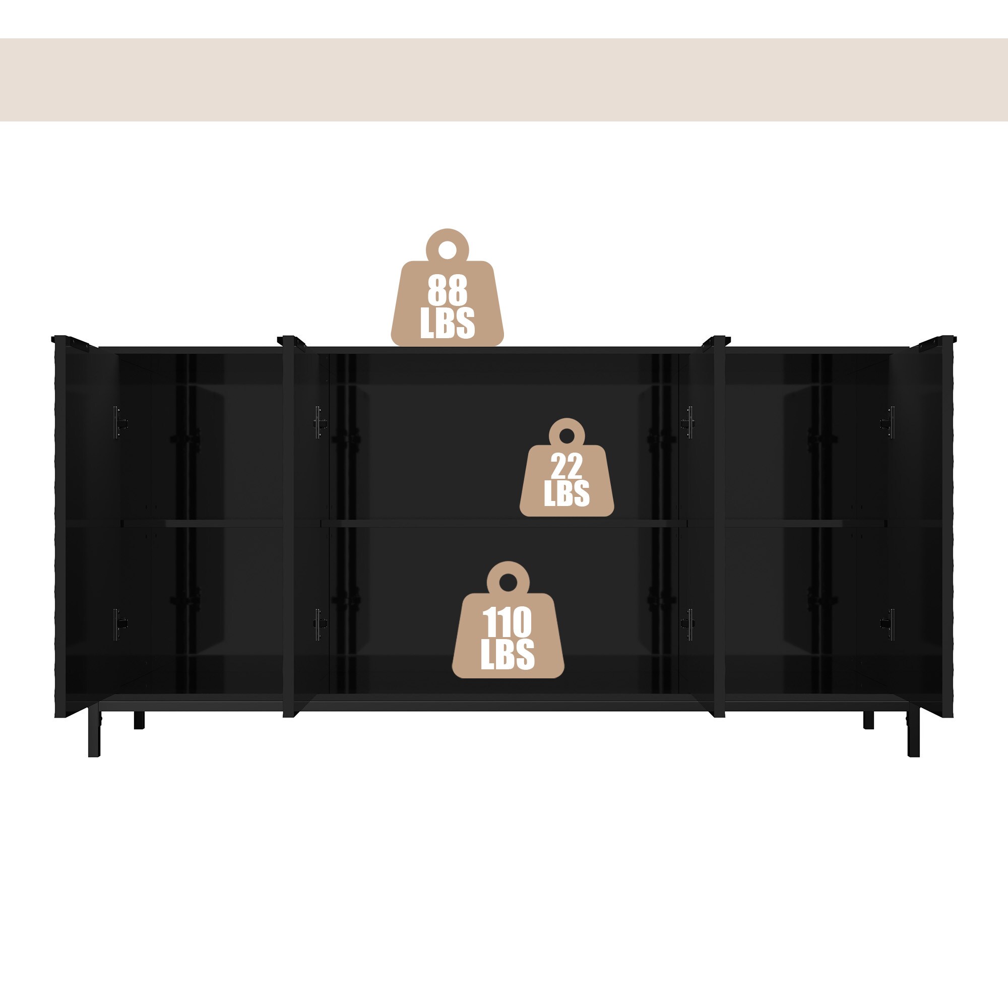 Clihome CL-HZ4M-BK Utility-Storage-Cabinets - View #9