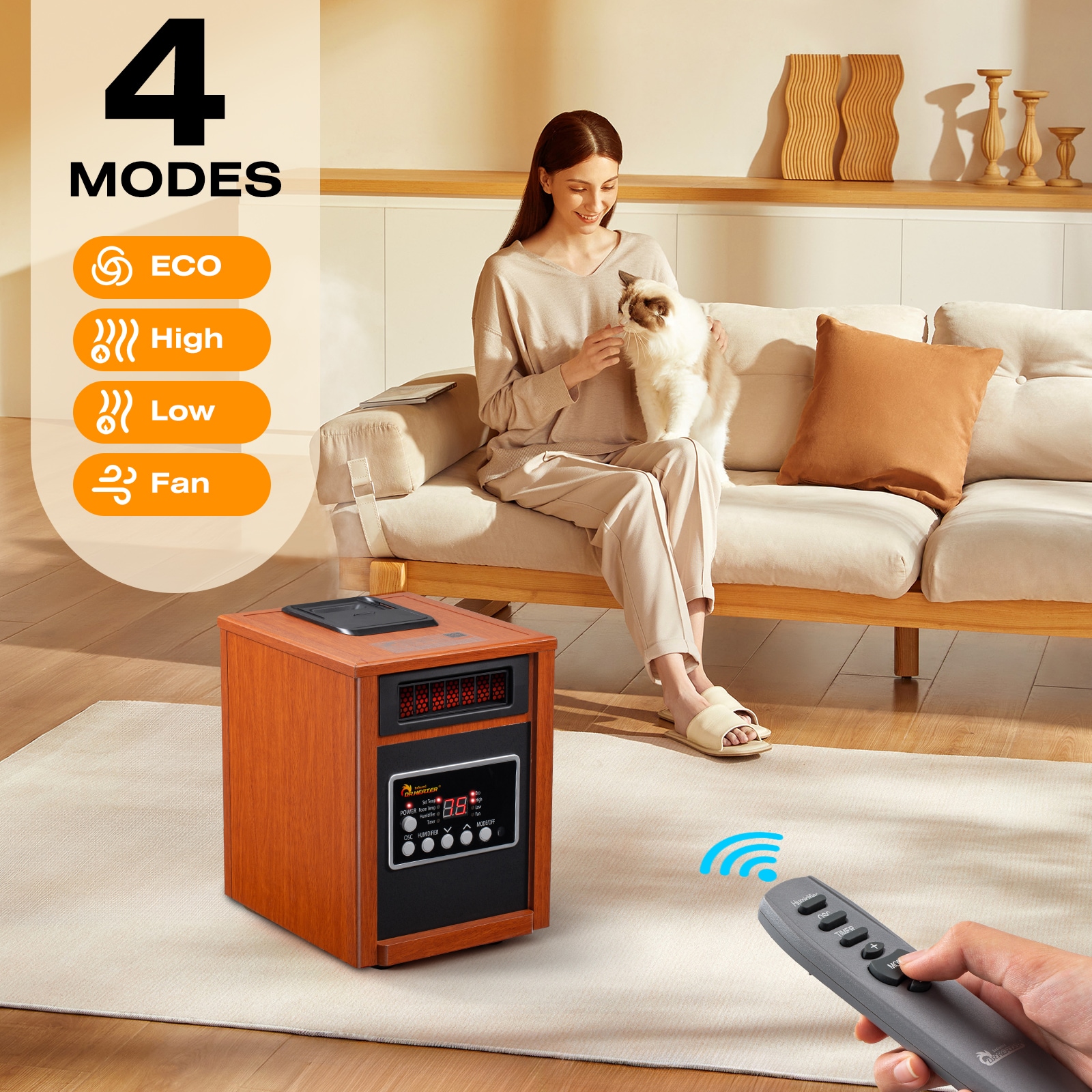 Dr. Infrared Heater DR-998 Portable-Electric-Heat - View #5