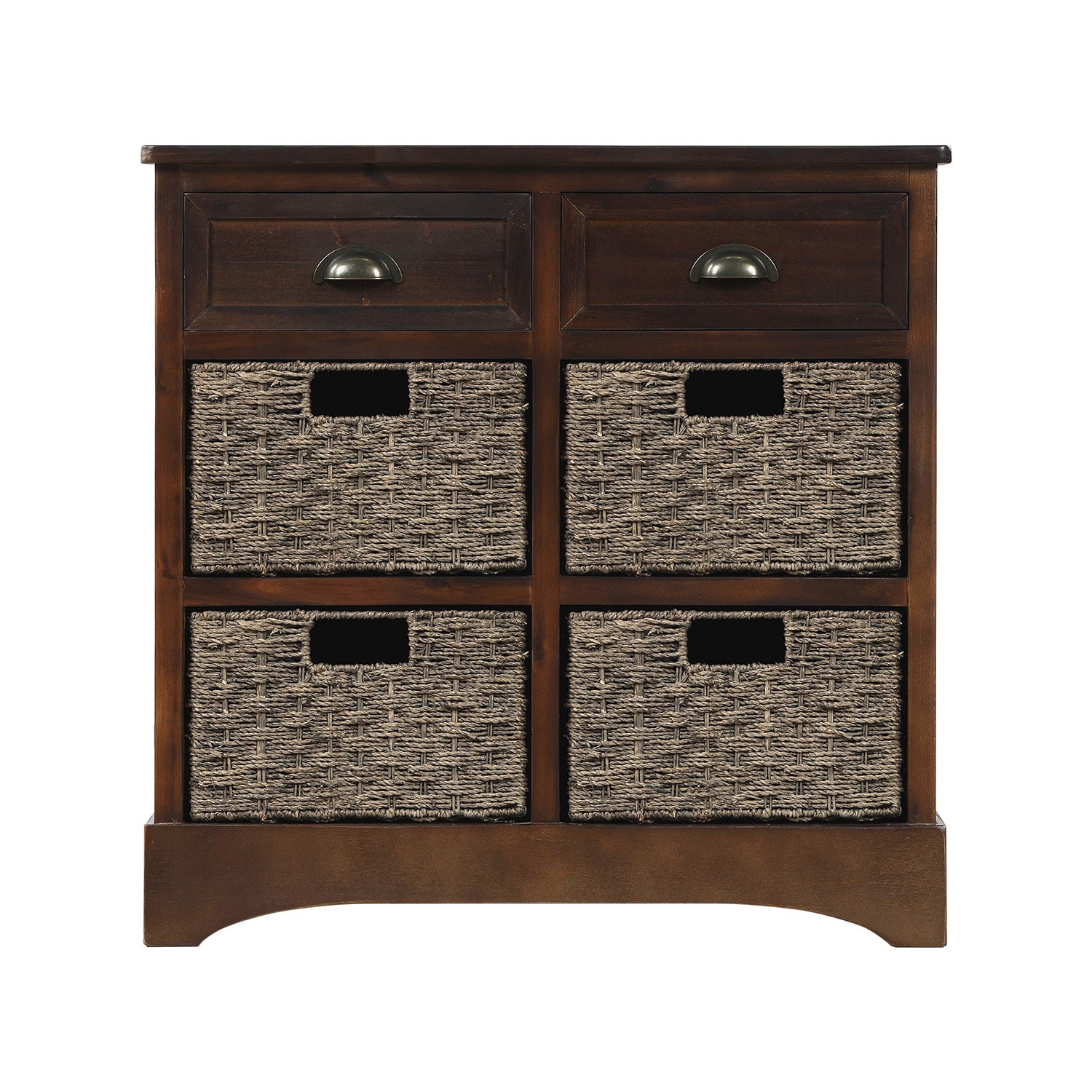 GZMR 28-in W x 28-in H Wood Espresso Freestanding Utility Storage Cabinet