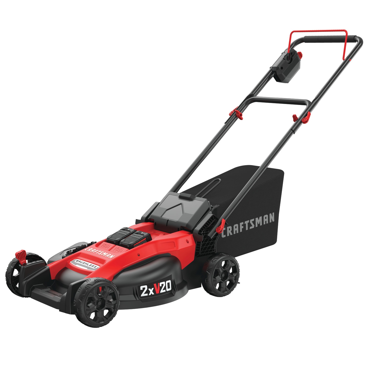V20 20-volt Max 20-in Push Cordless Lawn 5 Ah (Battery & Included) in the Cordless Electric Push Lawn Mowers department at Lowes.com