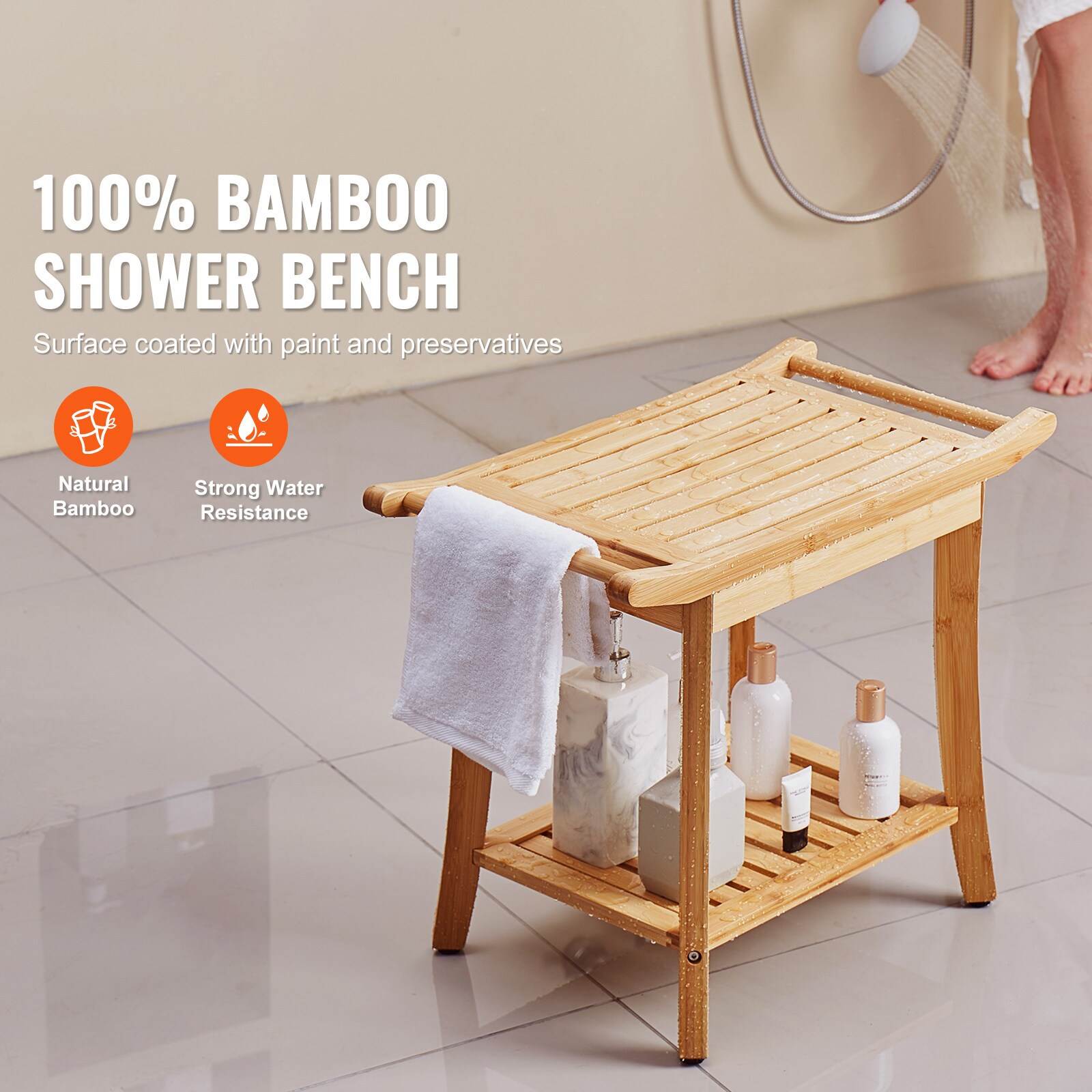 VEVOR SCZYSCWDCWDZ04591V0 Bath-Safety-Seats-Benches - View #2