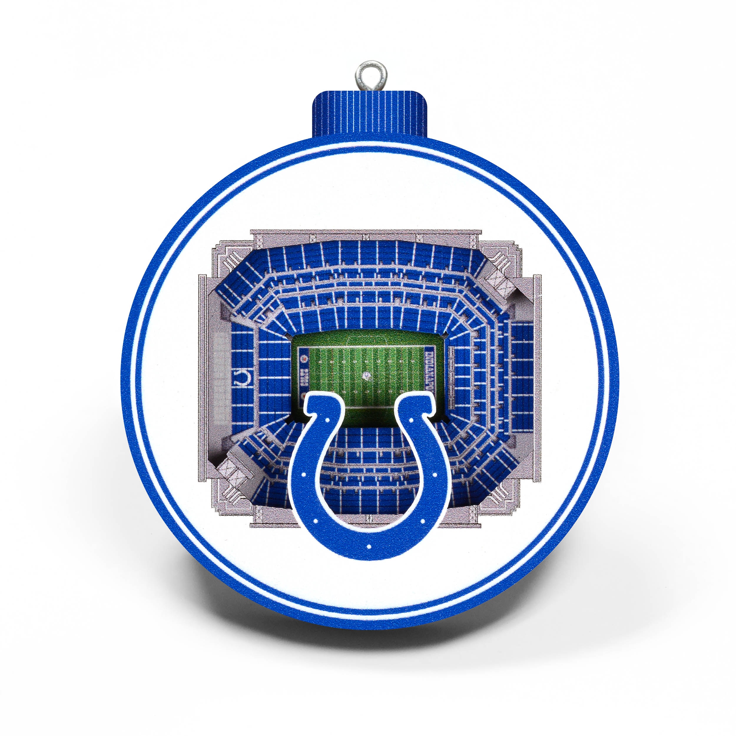 StadiumViews 8497937 Indianapolis Colts Multiple Colors/Finishes Sports Standard Indoor Ornament Shatterproof