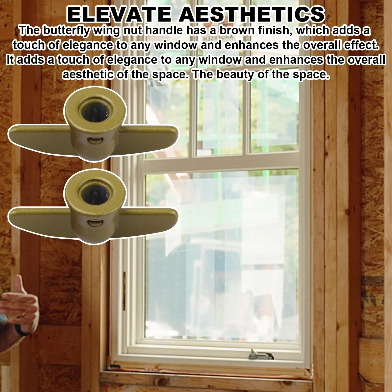 Aoibox LABMNJBP Casement-Window-Crank-Handles - View #2