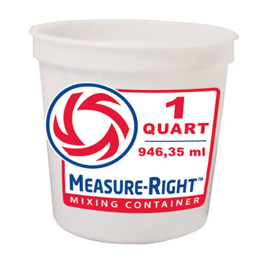 Paint & Epoxy Mixing Cups Buckets - Pack of 10 - 174 Ounce (5-Quart) - Calibrated Mixing Ratios on Side
