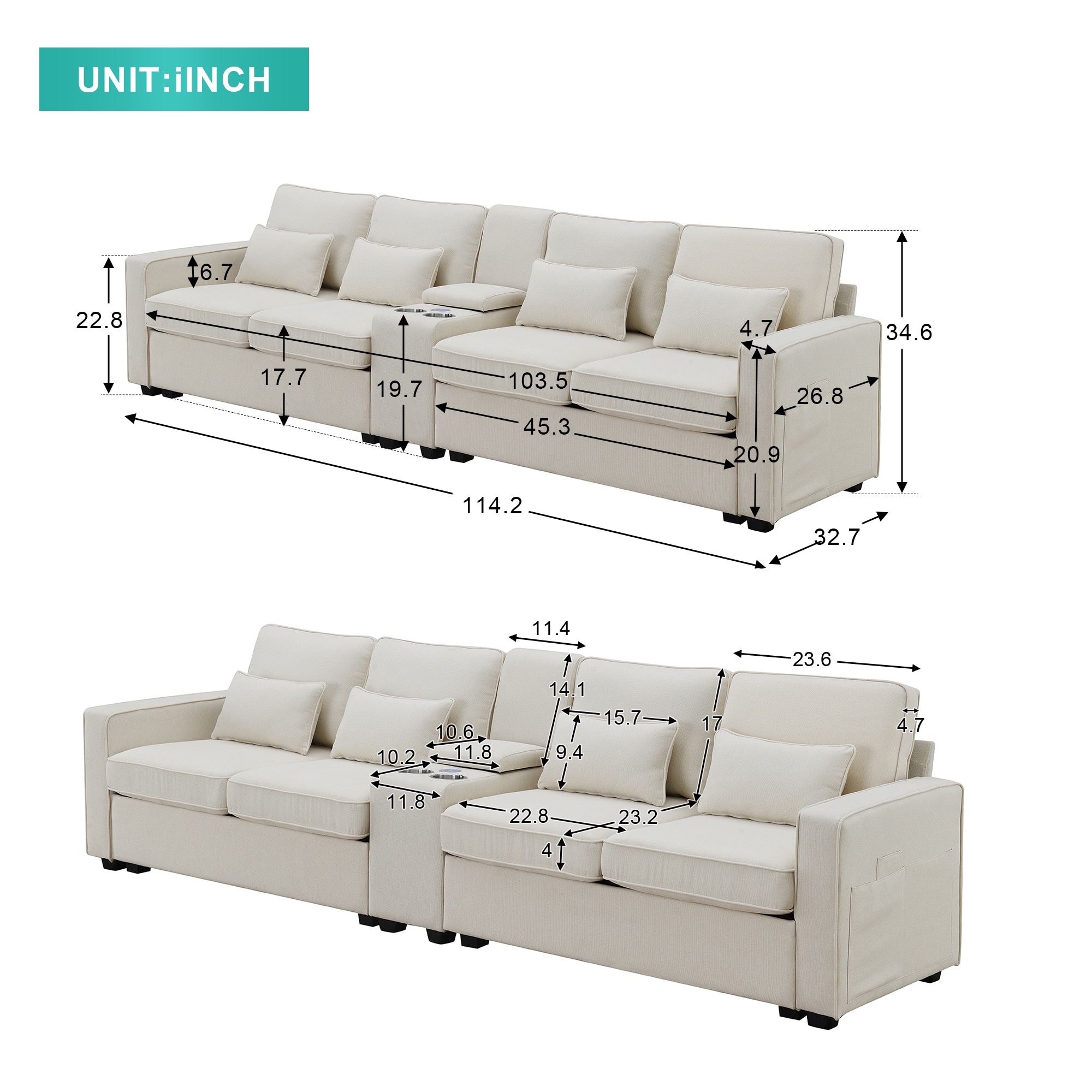 Mondawe OR-009EAA-US Sofas-Loveseats - View #13