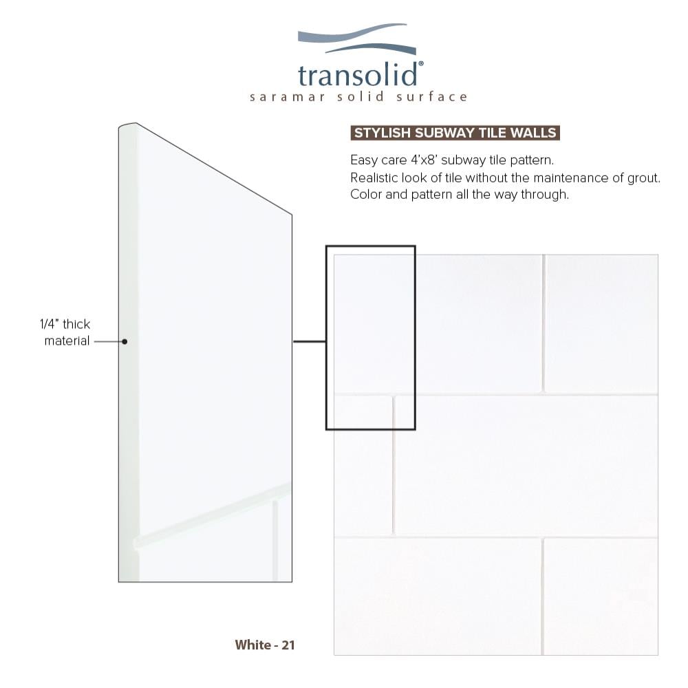 Transolid SWK363672-21 Shower-Wall-Surrounds - View #6