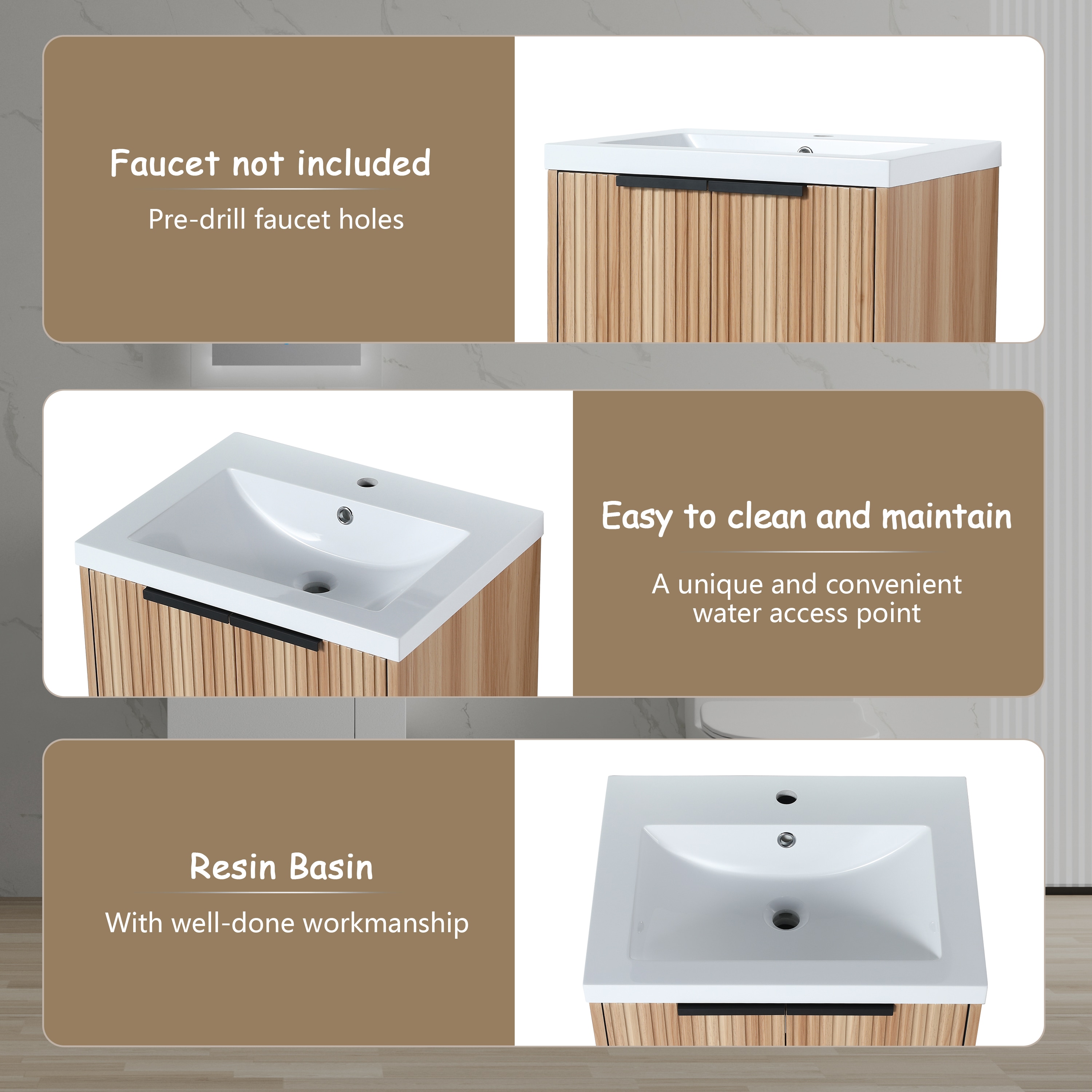Forclover QNM-0124-WSG Bath-Vanity-Combo - View #4