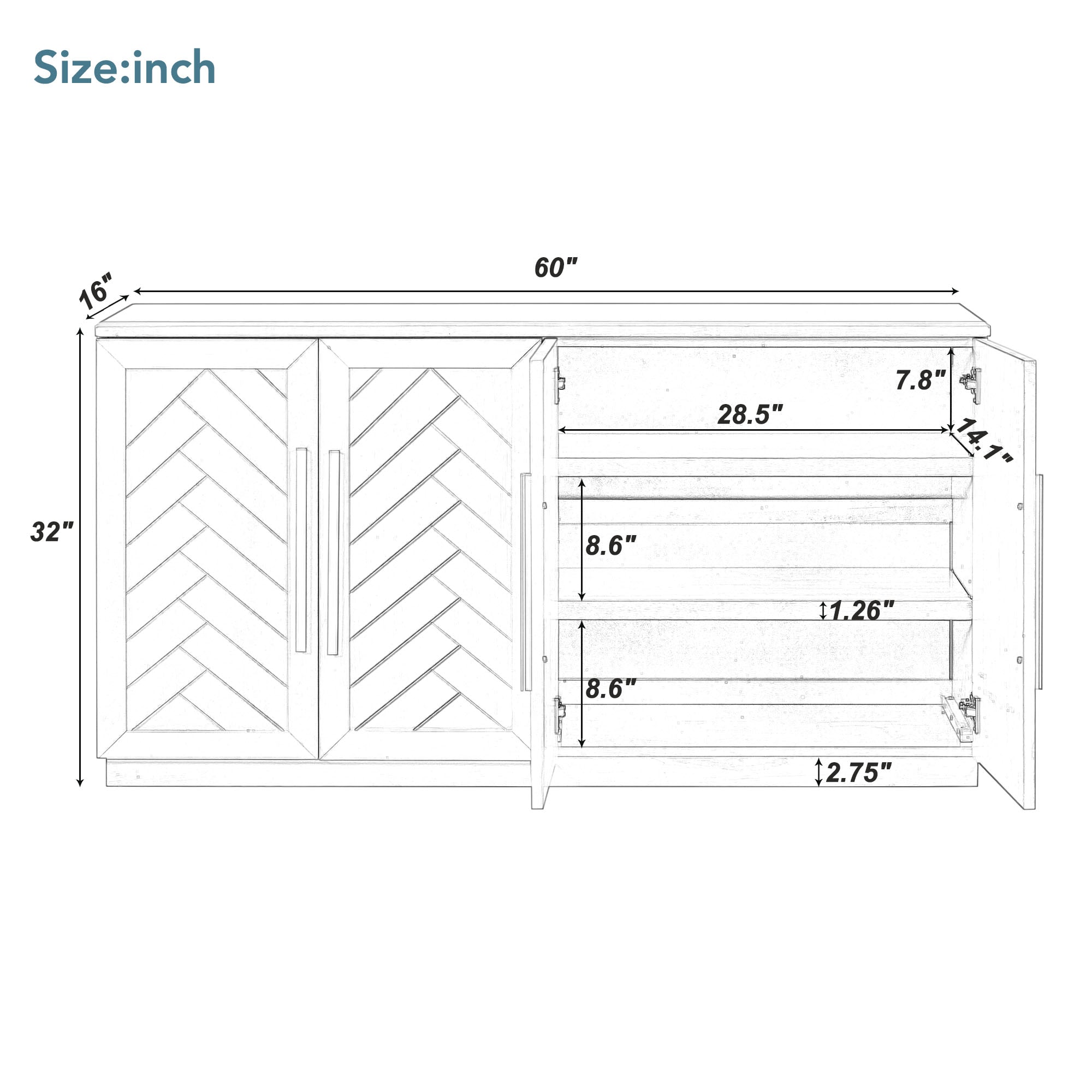 Qualler TRAPR0013K Dining-Kitchen-Storarge - View #8