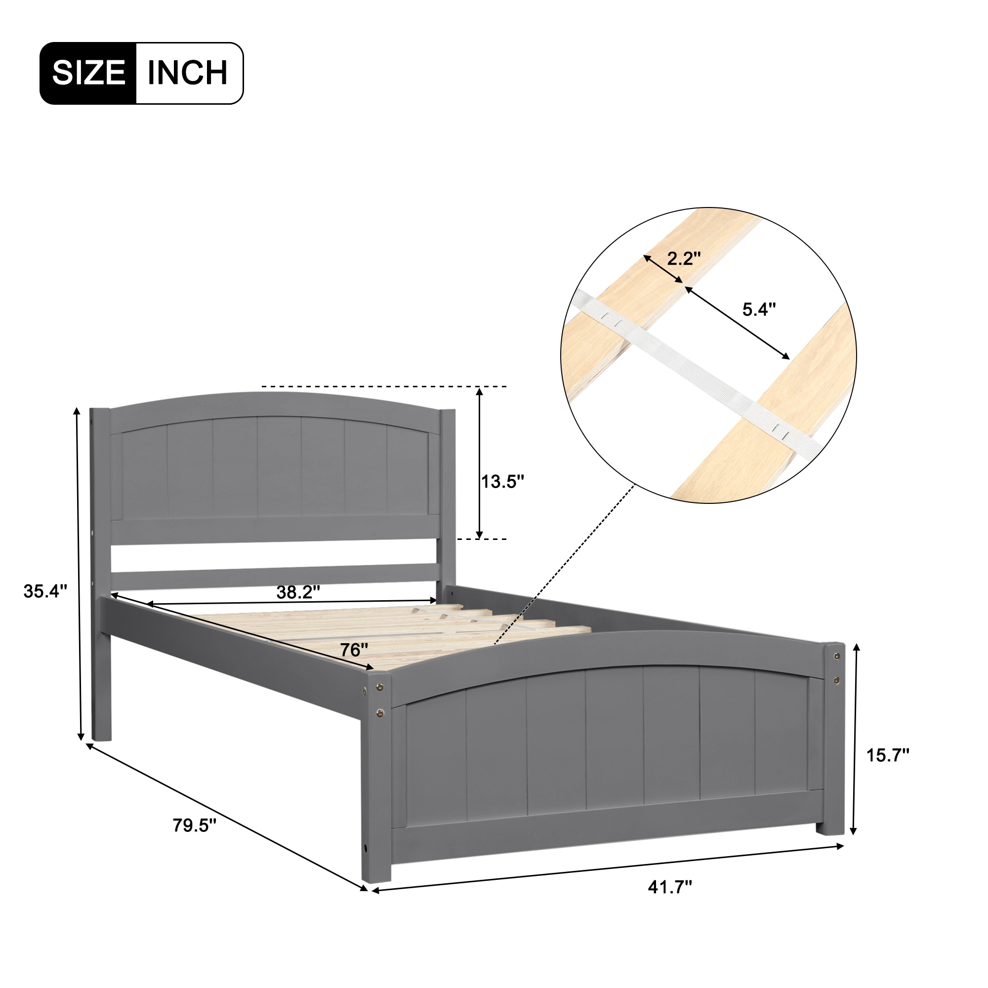 JIMSMAISON JMLFFB50GR beds - View #7