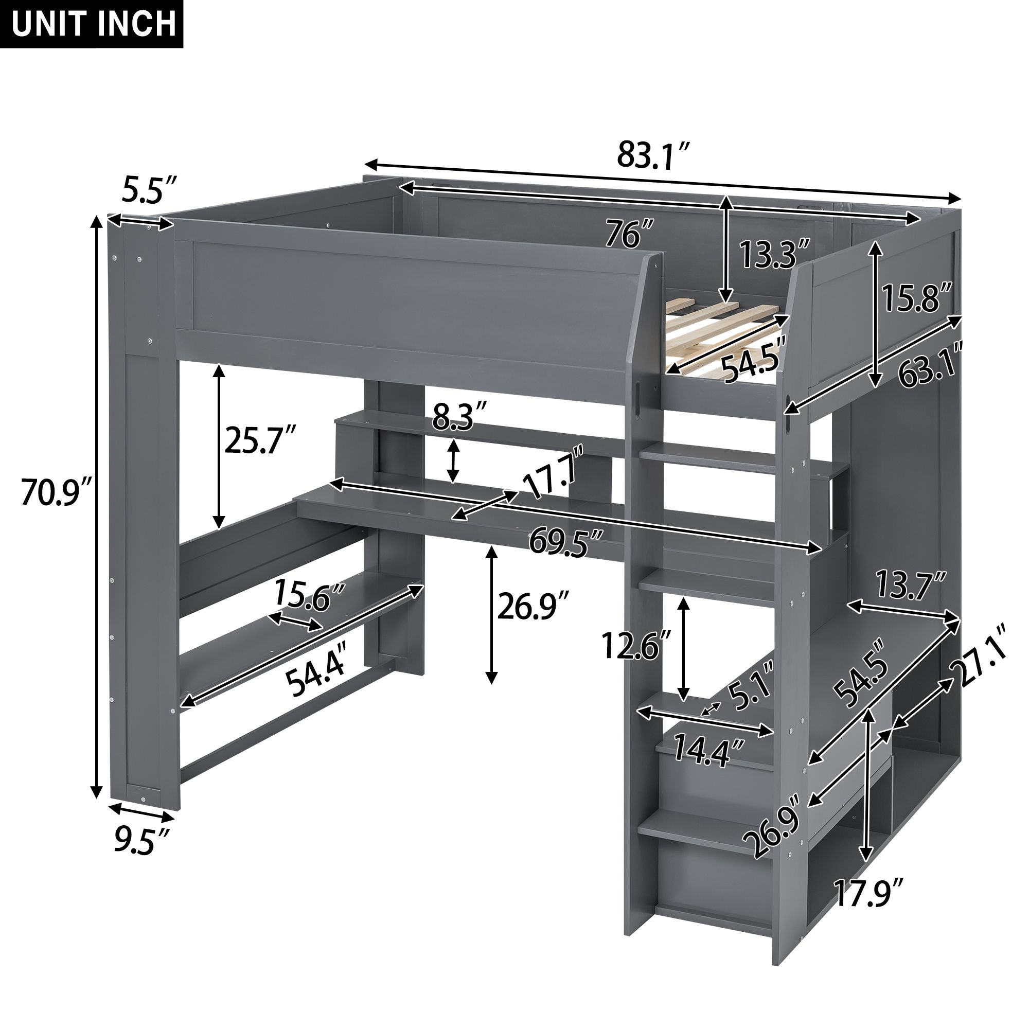 Yiekholo LL-1754AAE Bunk-Beds - View #4