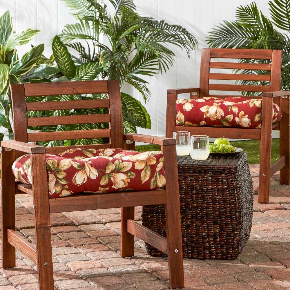 Greendale Home Fashions OC6800S2-ROMAFLORAL Patio-Furniture-Cushions - View #7