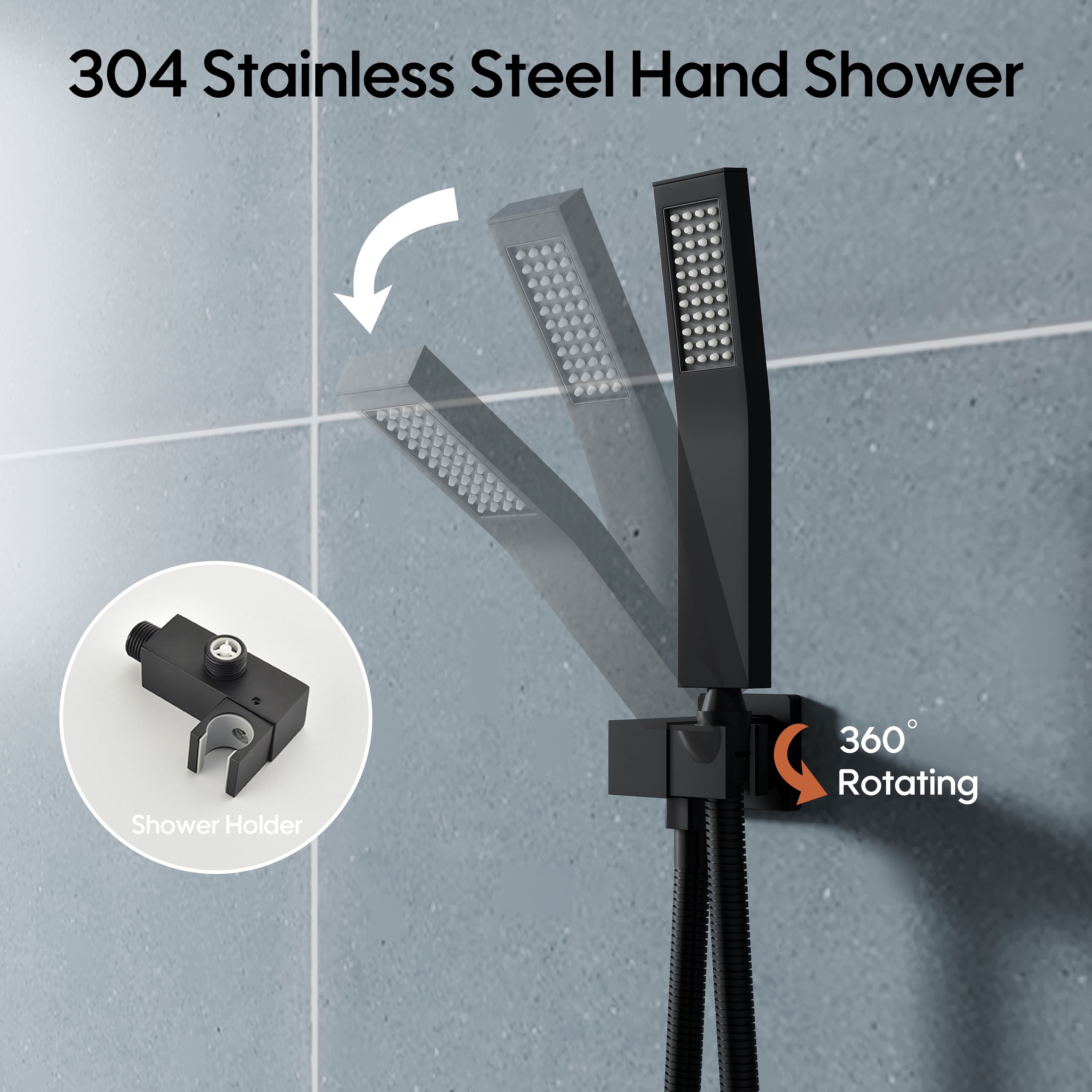WELLFOR DTG-803S12MB Tub-Shower-Faucets - View #7