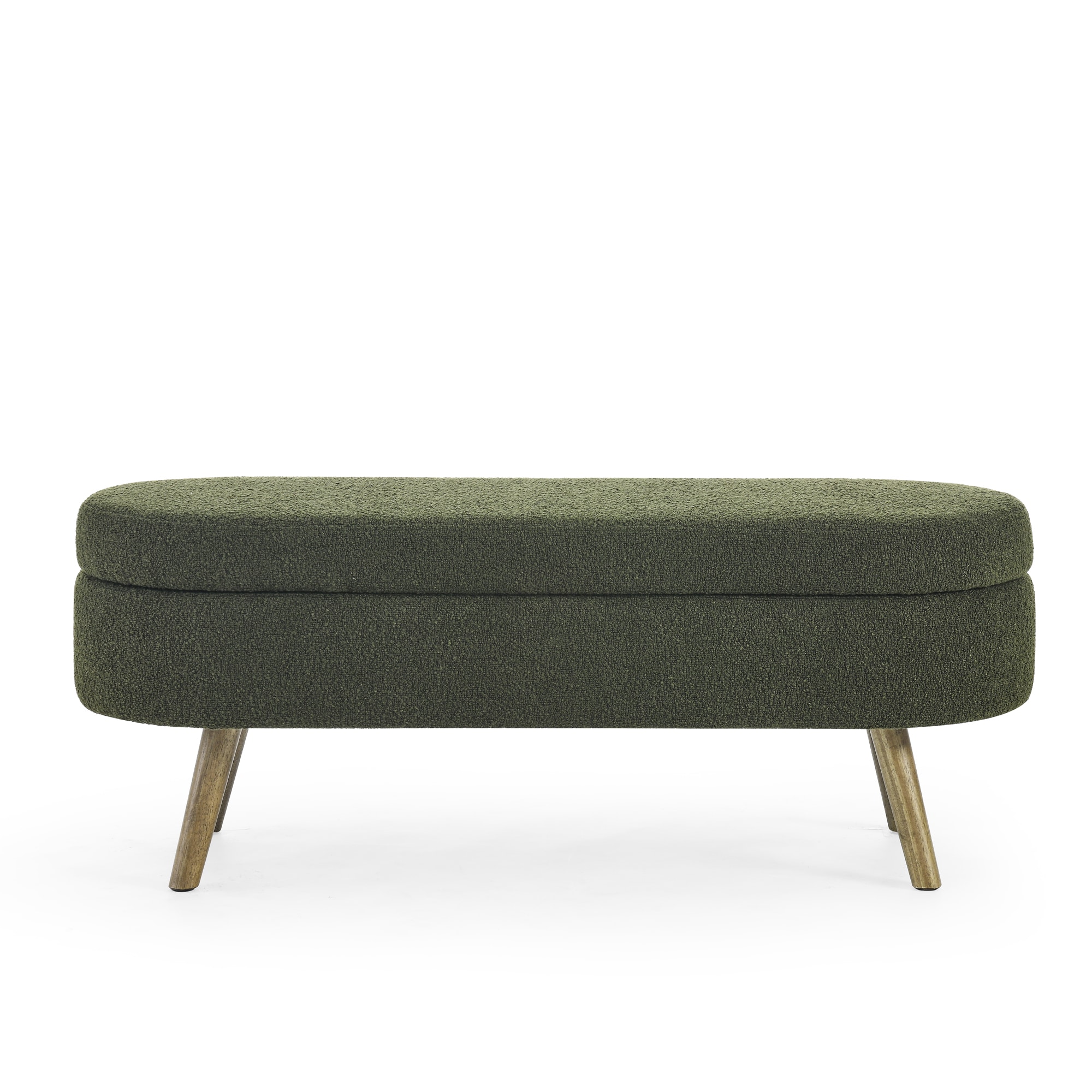 Bybafun YD3800046 Modern Green Storage Bench with Storage 43.5-in x 16-in x 16-in