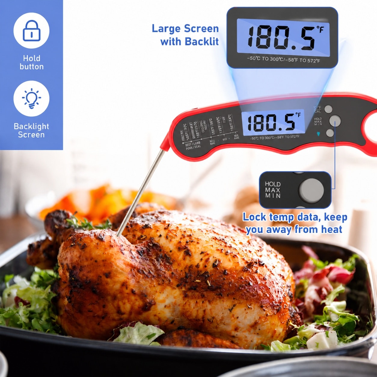 Adrinfly LAD0528D054 Meat-Thermometers - View #3