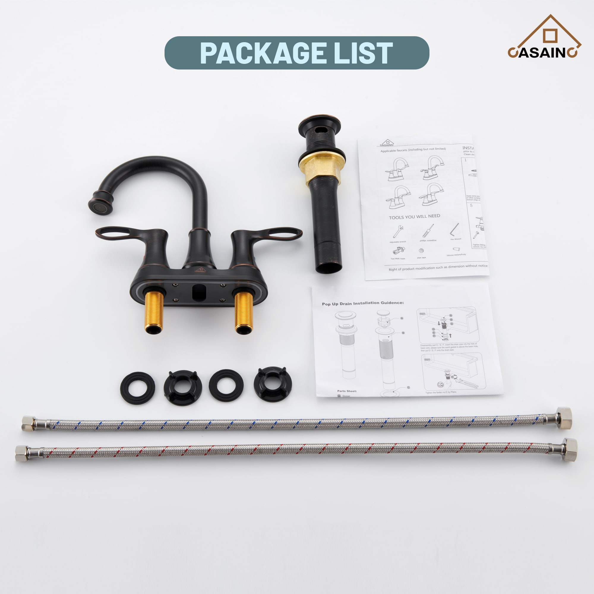 CASAINC ODB-18011-Q Lavatory-Faucets - View #10