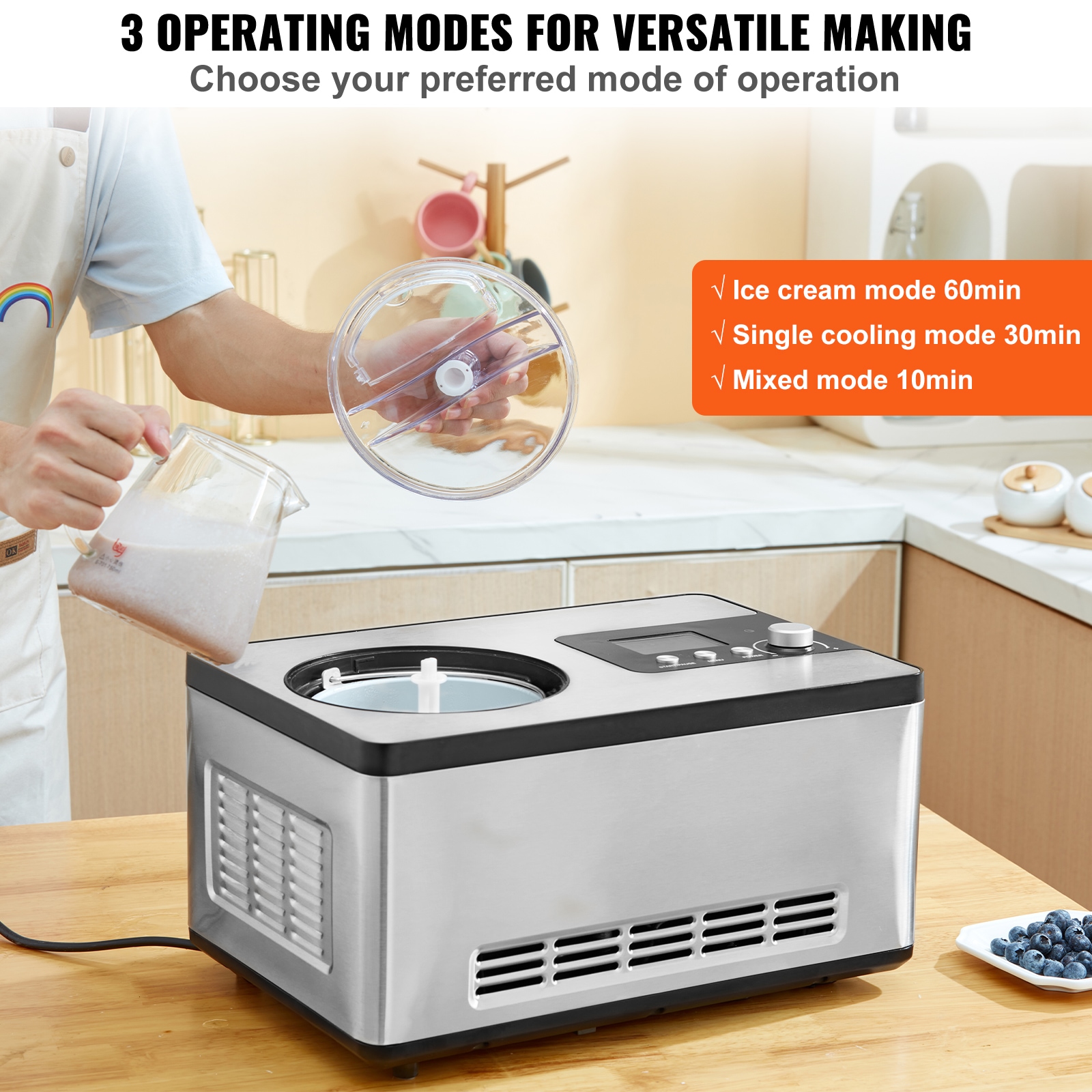 VEVOR JYBQLJ2KTYSJ0T1GSV1 Frozen-Confection-Appliances - View #6
