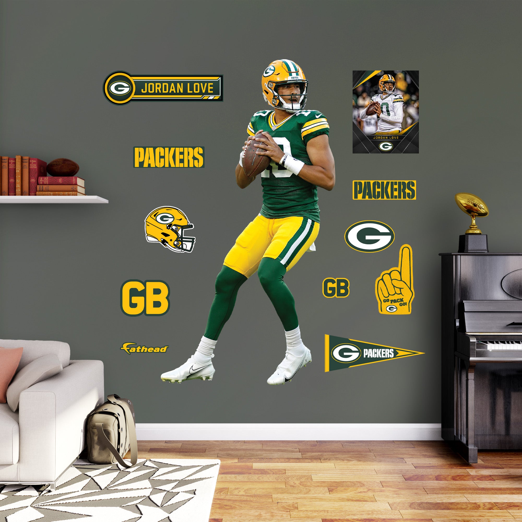 Fathead 1900-04204-001 32-Inches W x 50-Inches H Self-adhesive Multiple colors/finishes Sports Wall Decal