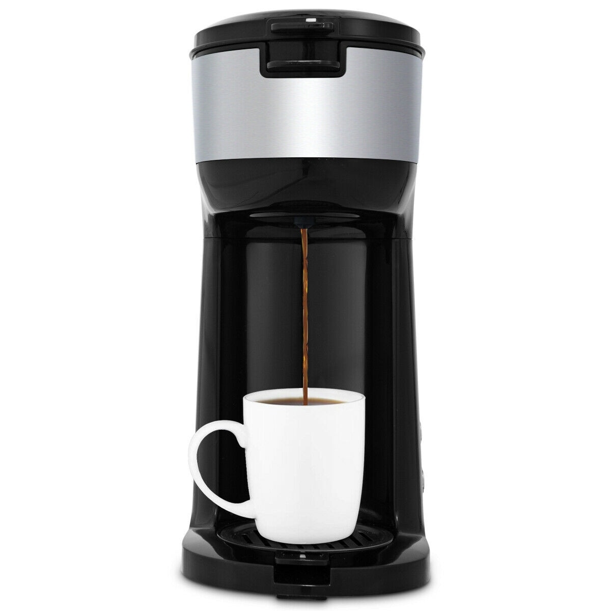 GZMR Black Single-Serve Coffee Maker in the Single-Serve Coffee Makers  department at