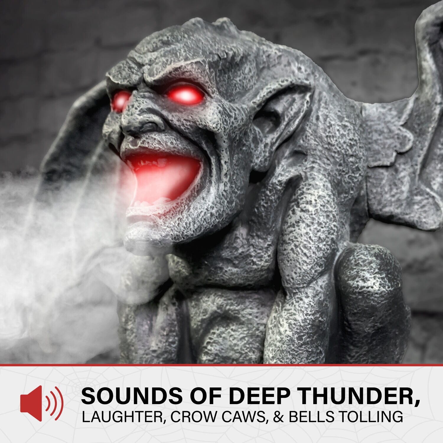 Haunted Hill Farm HHGARGSTAT-1FLS Halloween-Animatronics - View #5