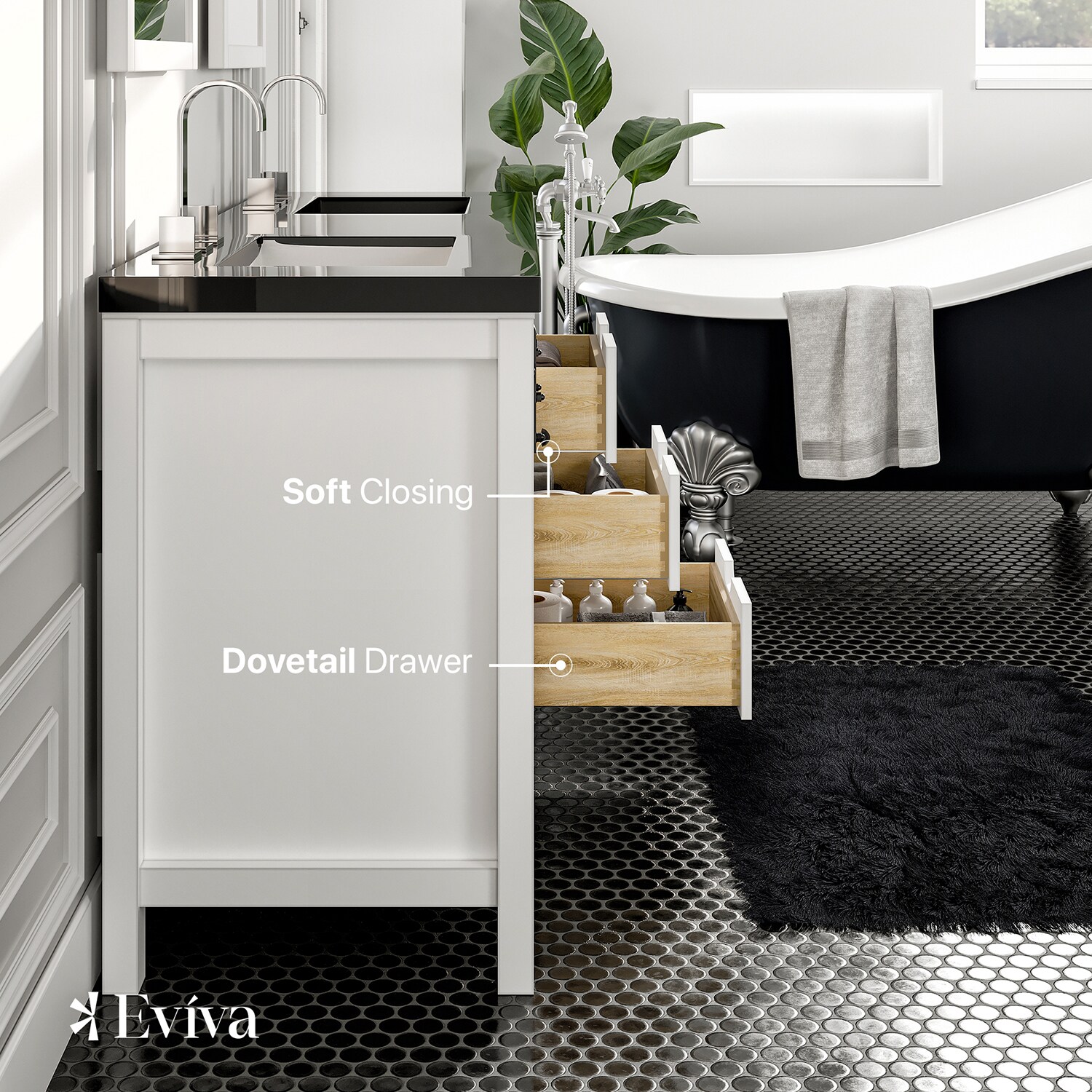 Eviva EVVN529-60WH Bath-Vanity-Combo - View #5