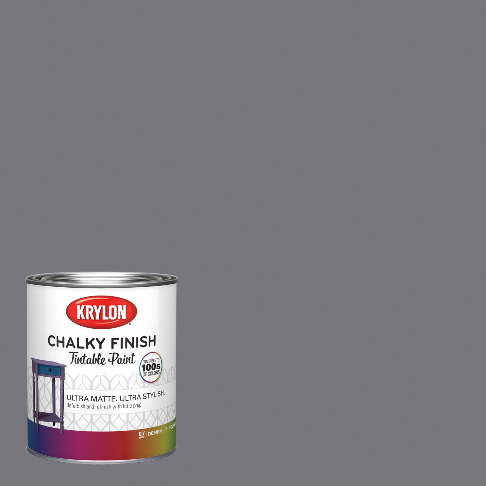 Krylon Iridescent Latex Glitter Paint (1-quart) in the Craft Paint