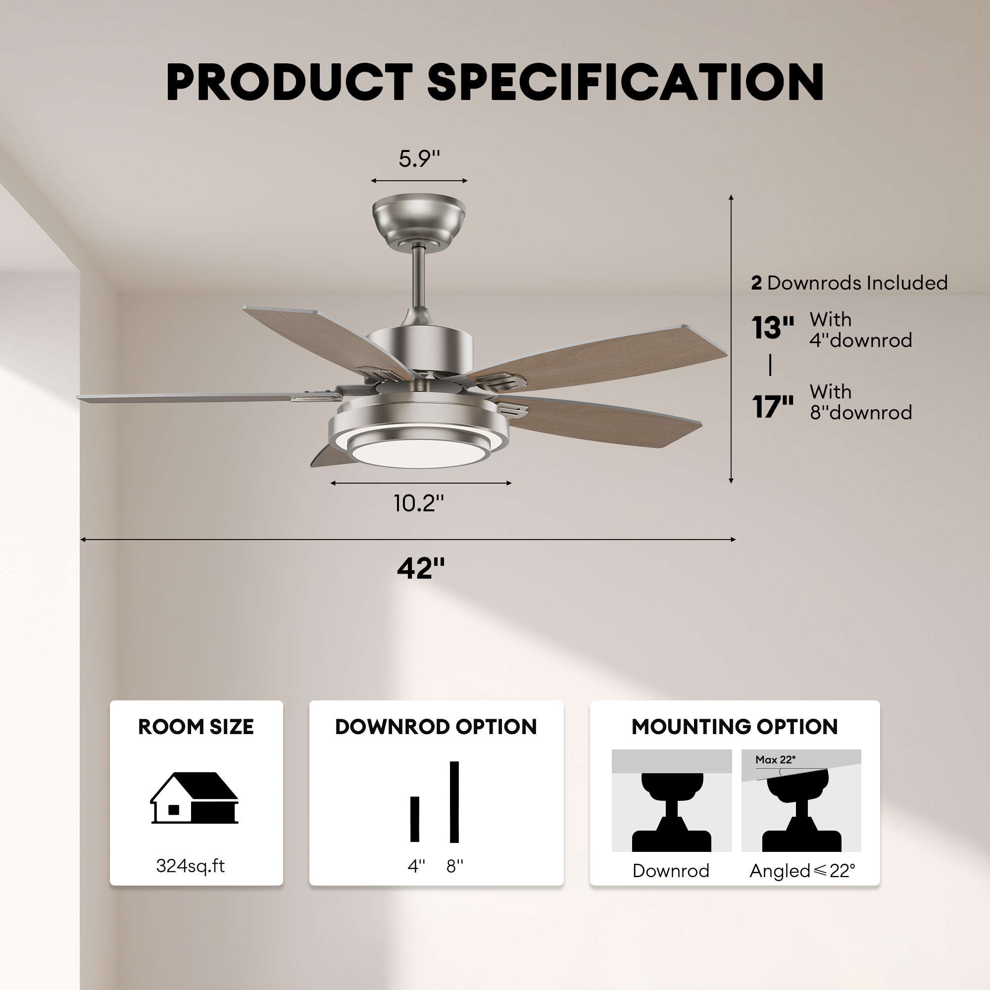 SILJOY LL-8838D-42-03 Ceiling-Fans - View #13