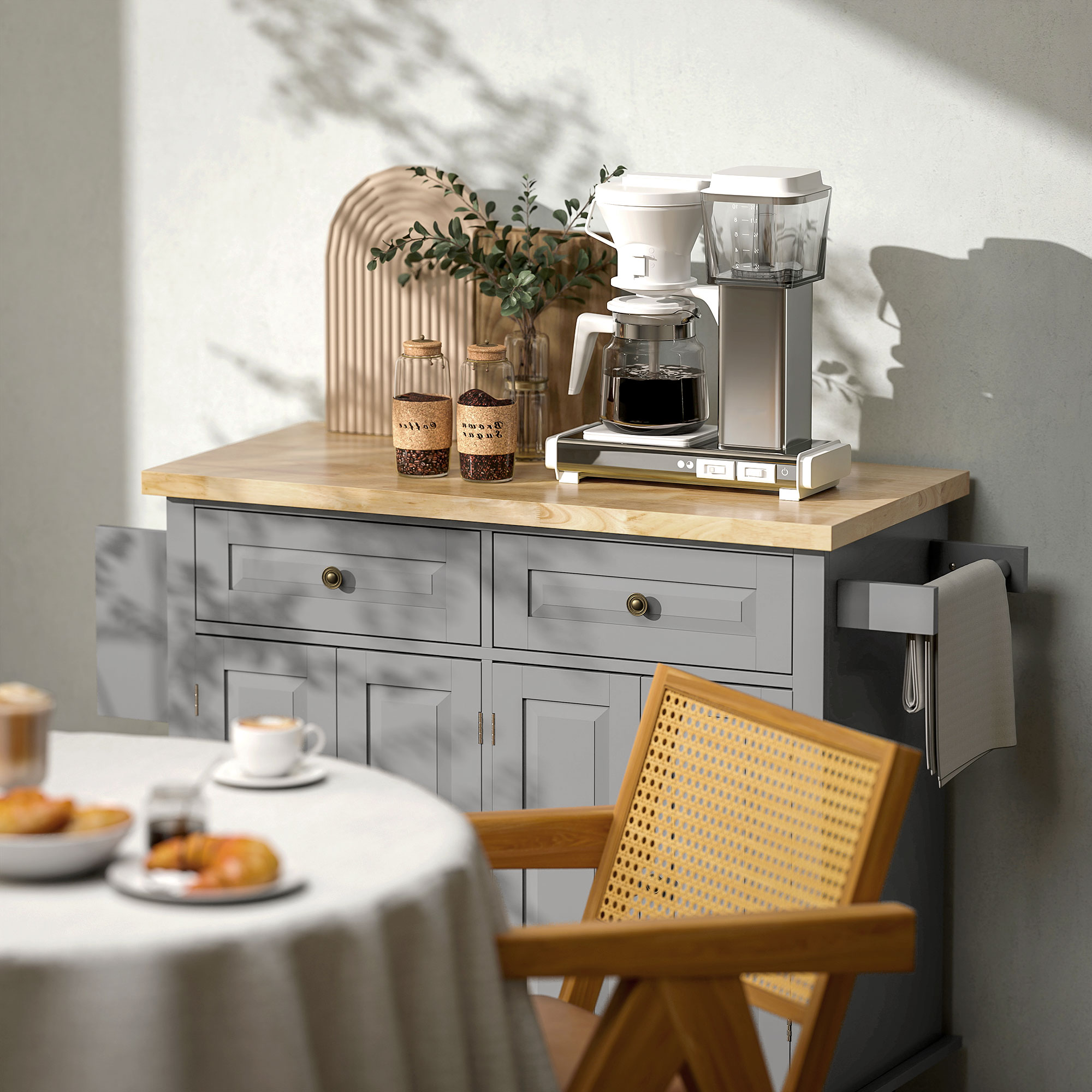 HomCom 801-161GY Home-Bars - View #4