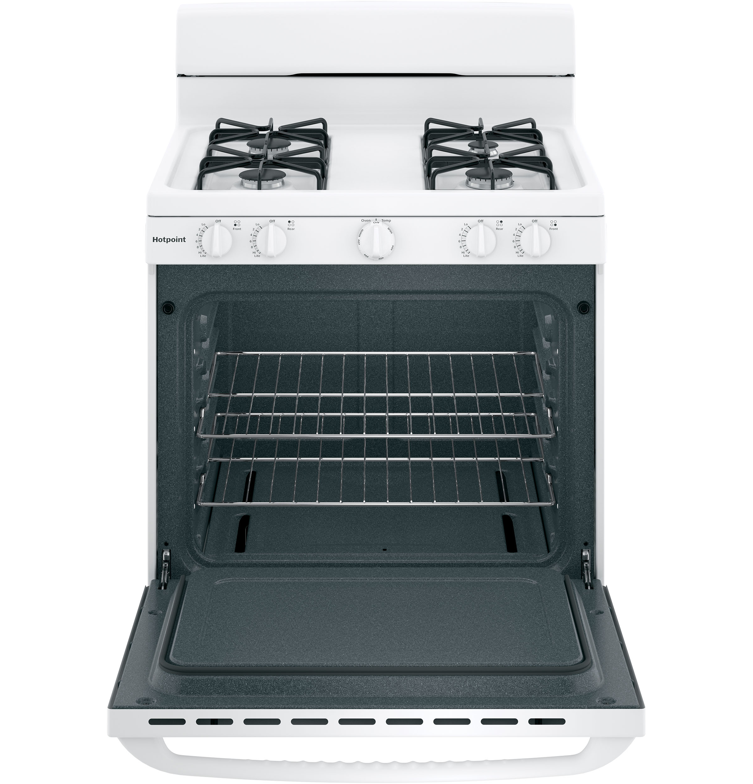 Hotpoint RGBS300DMWW Freestanding-Gas-Ranges - View #4
