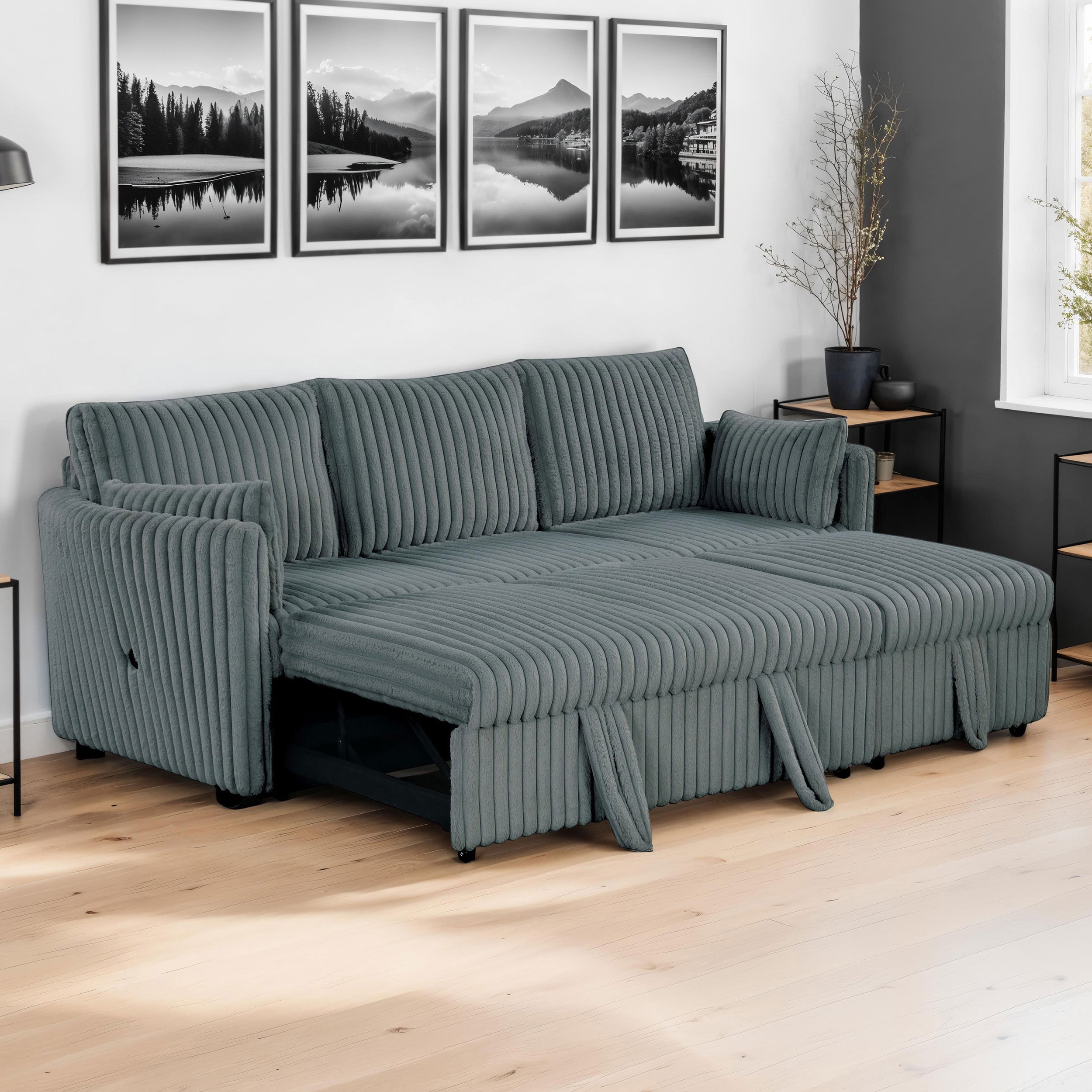 Furniture of America IDFSL64002DG-SF Sofas-Loveseats - View #2