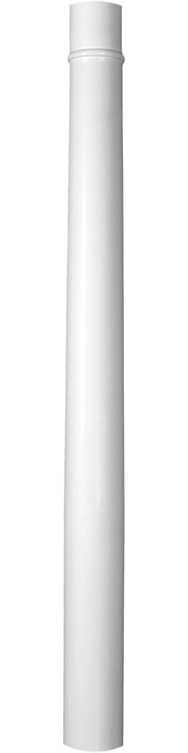 Pole-Wrap 96 in. x 16 in. Unfinished Oak Basement Column Cover with 4 in.  Cap and Base Trim