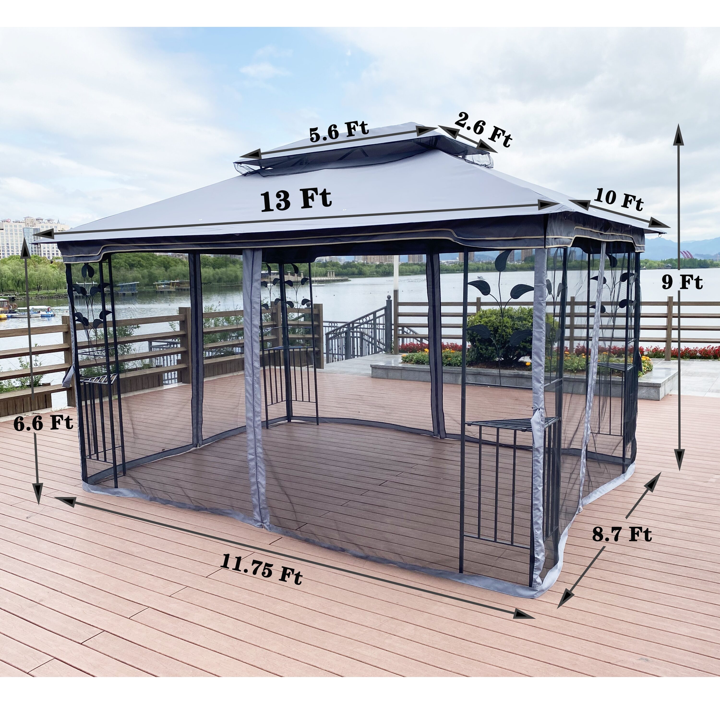 Xspracer ML-GA2174 Wood-Resin-Gazebos - View #11