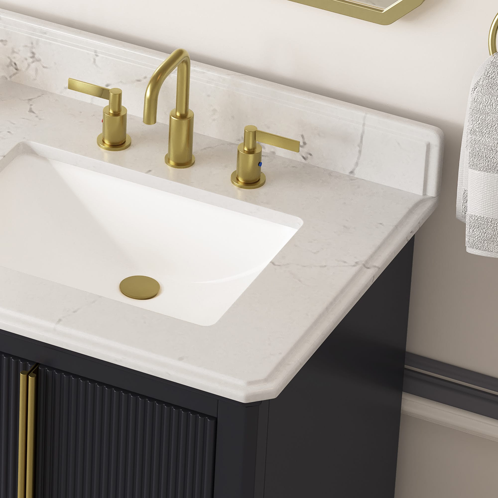 DELUXE LIVING V24022-60NB Bath-Vanity-Combo - View #7