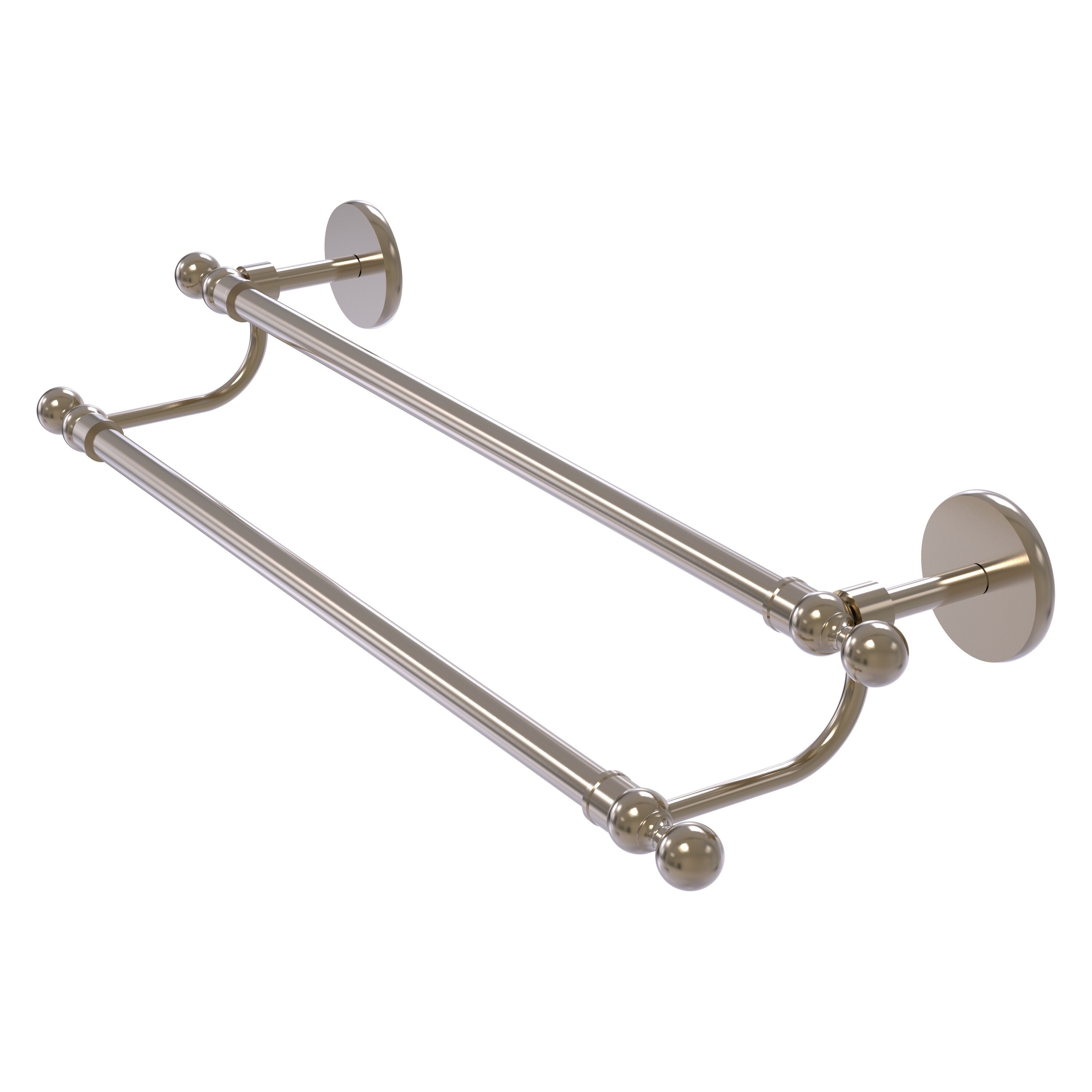 Allied Brass 1072/24-PEW Skyline 24-in double Antique Pewter Wall mount Double Towel Bar