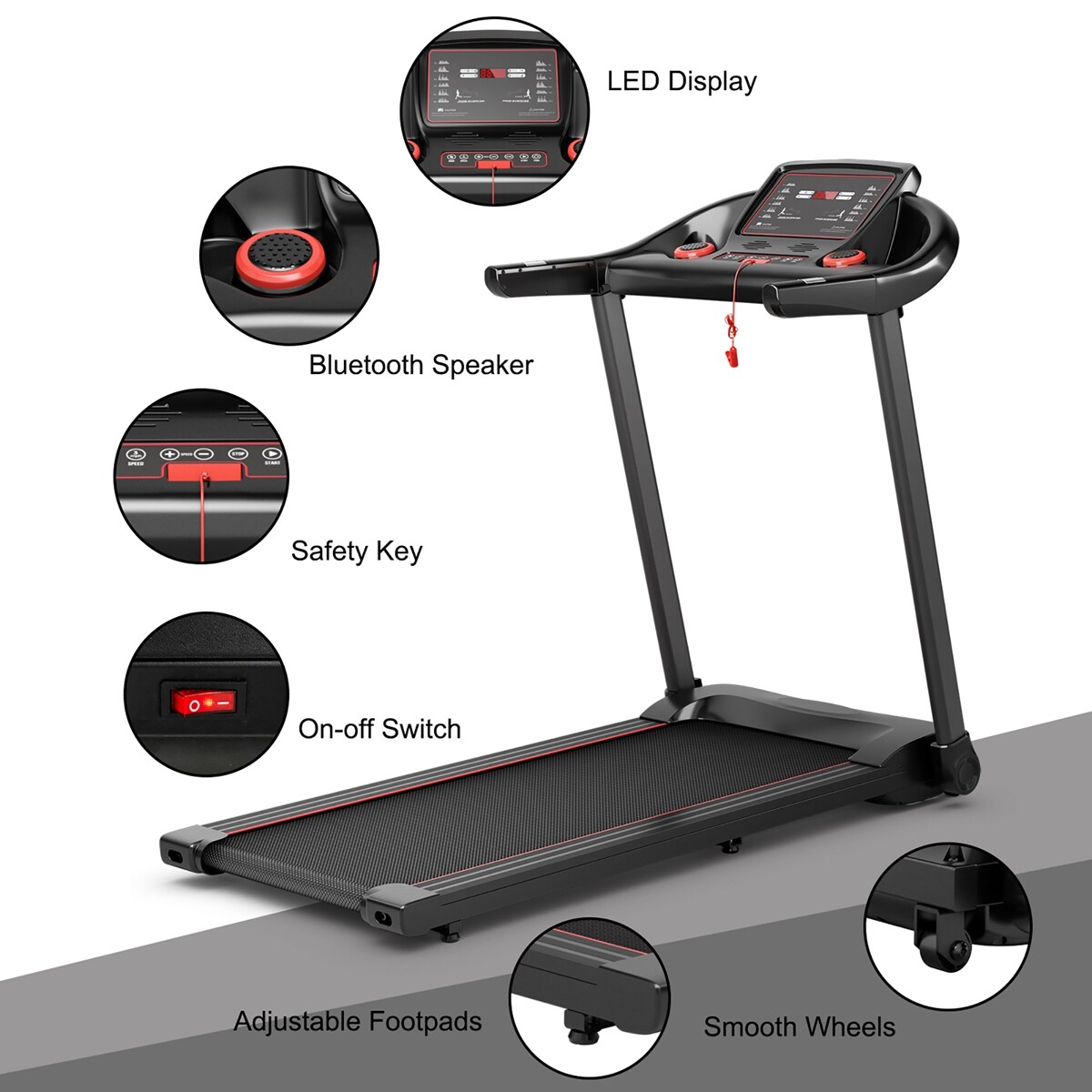 Costway CSHY000992 treadmills - View #3