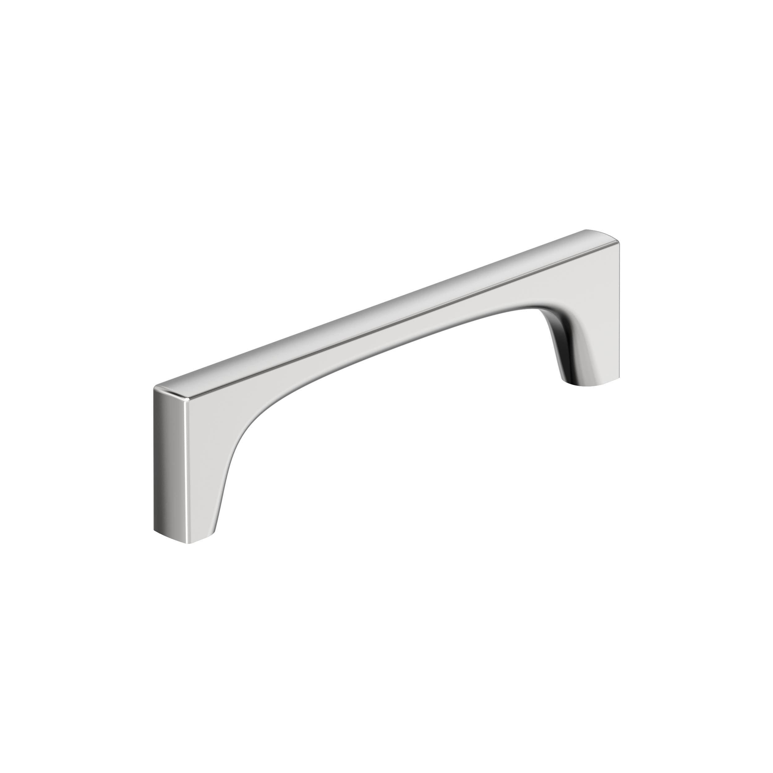 Amerock BP3742426 Merced 5-1/16-in , 128mm Center to Center Polished Chrome Rectangular Bar