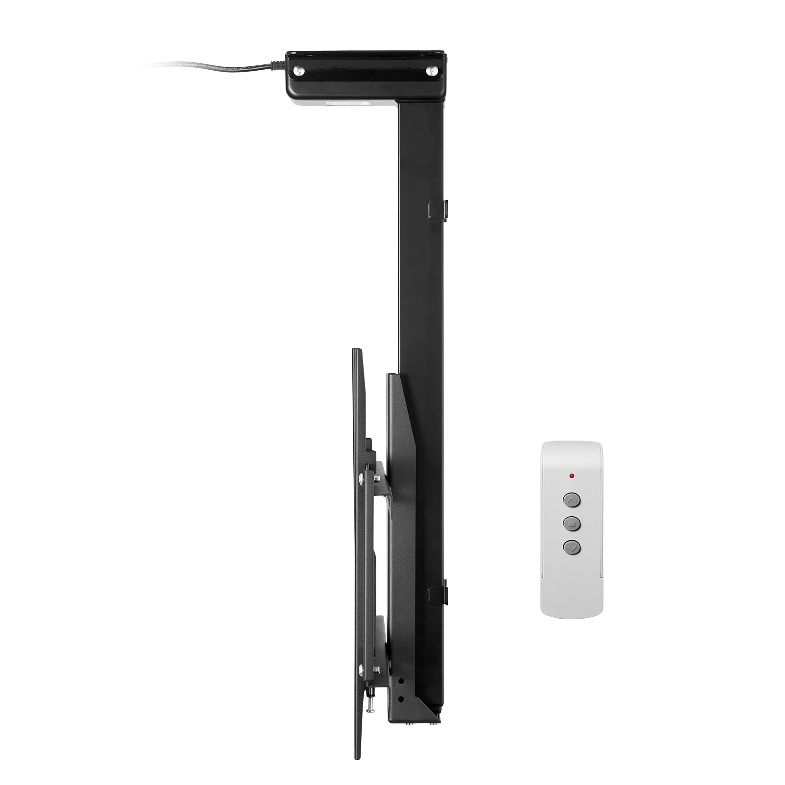 GIVIMO Motorized Ceiling TV Mount for 32 to 55-in TVs Electric Flip-Down TV Bracket with VESA 24 by 16-in for 120-lb TVs Install #LW038GIVSS649