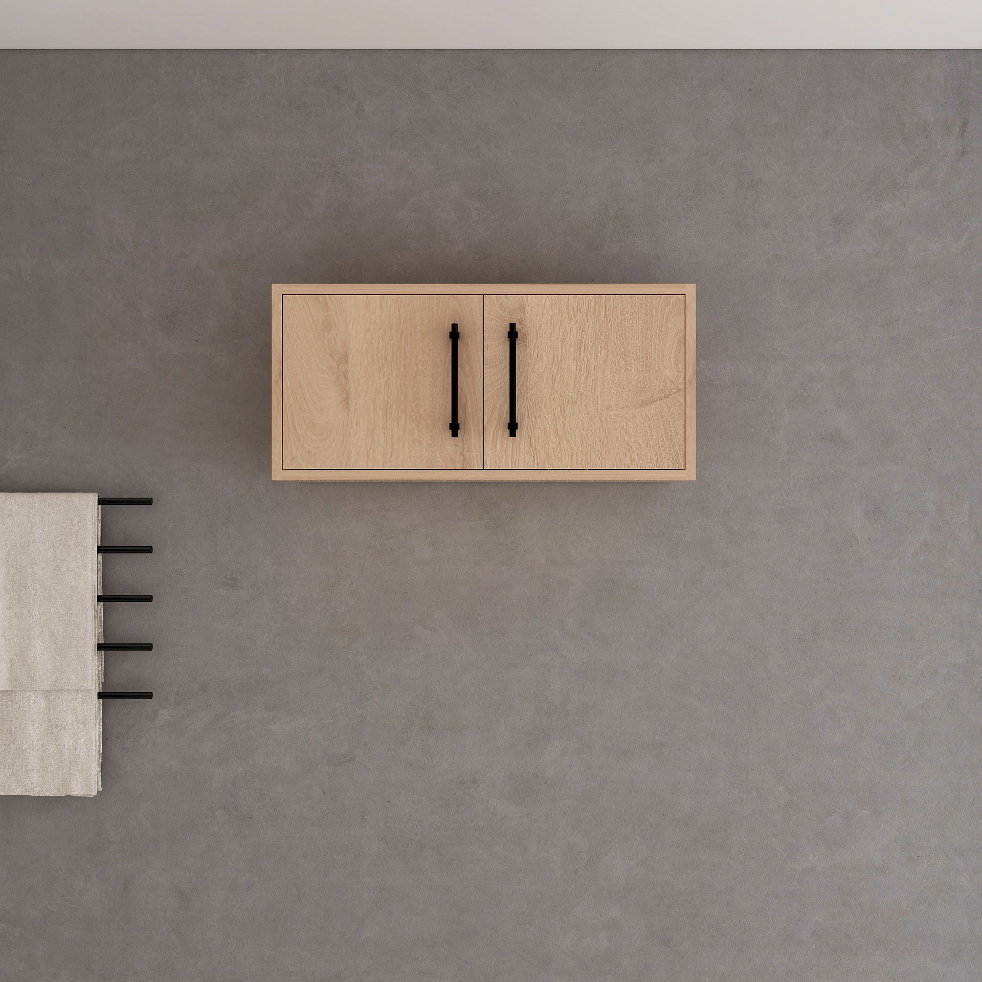 BV Better Vanity VICTORIA30TC-RO Victoria 29.7-in x 13.78-in x 11.8-in Red Oak Soft Close Bathroom Wall Cabinet