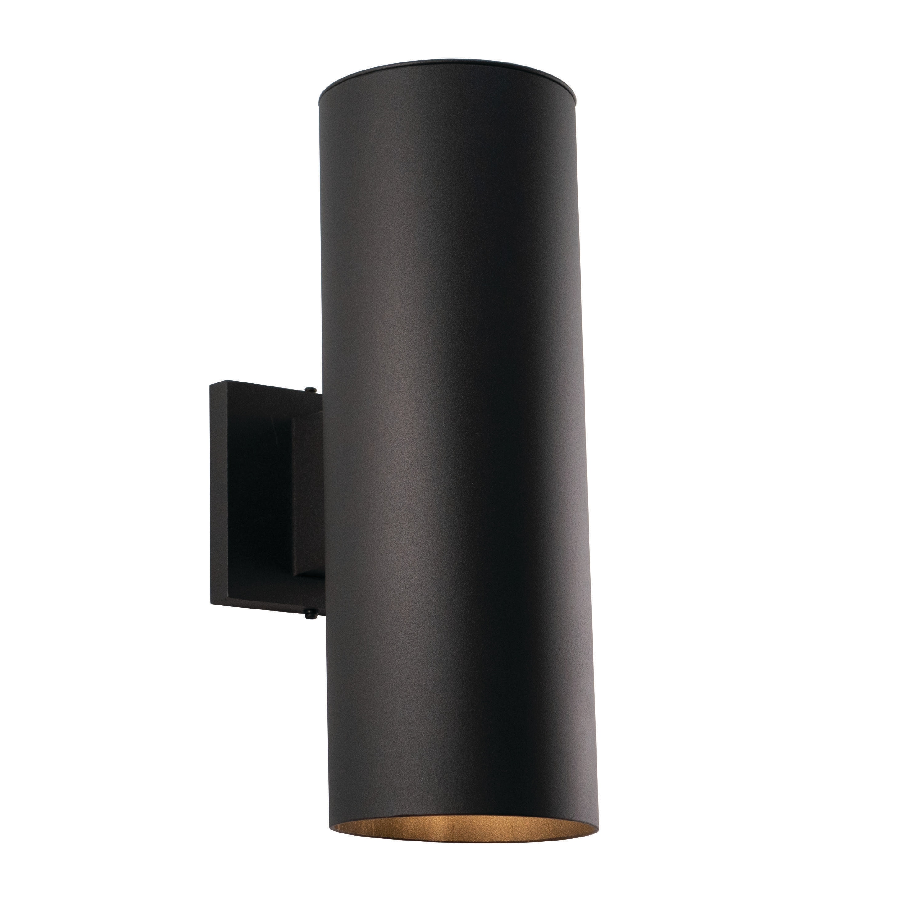 Hyannis Two Light Wall Lantern in Textured Black