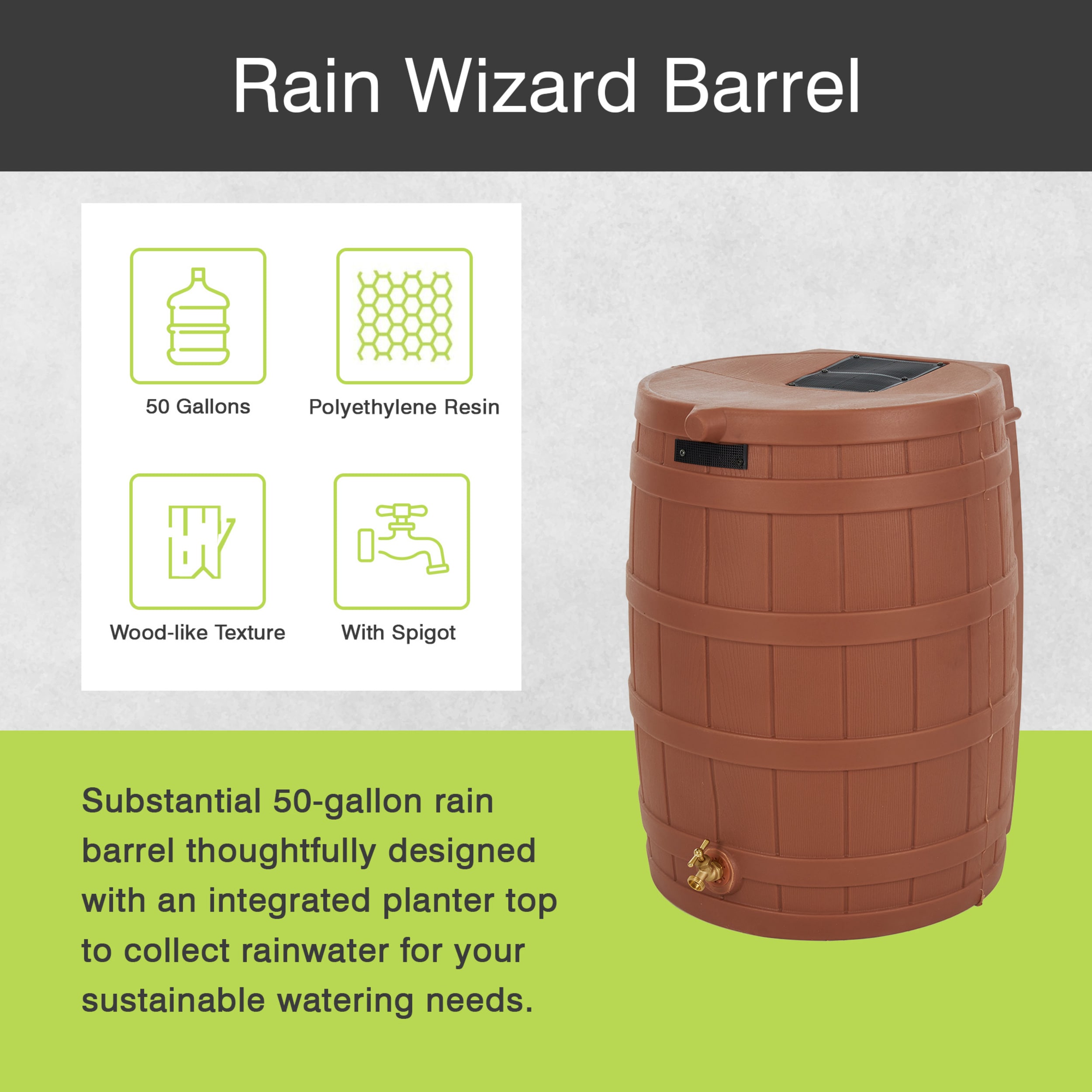 Good Ideas 174755 Rain-Barrels - View #9