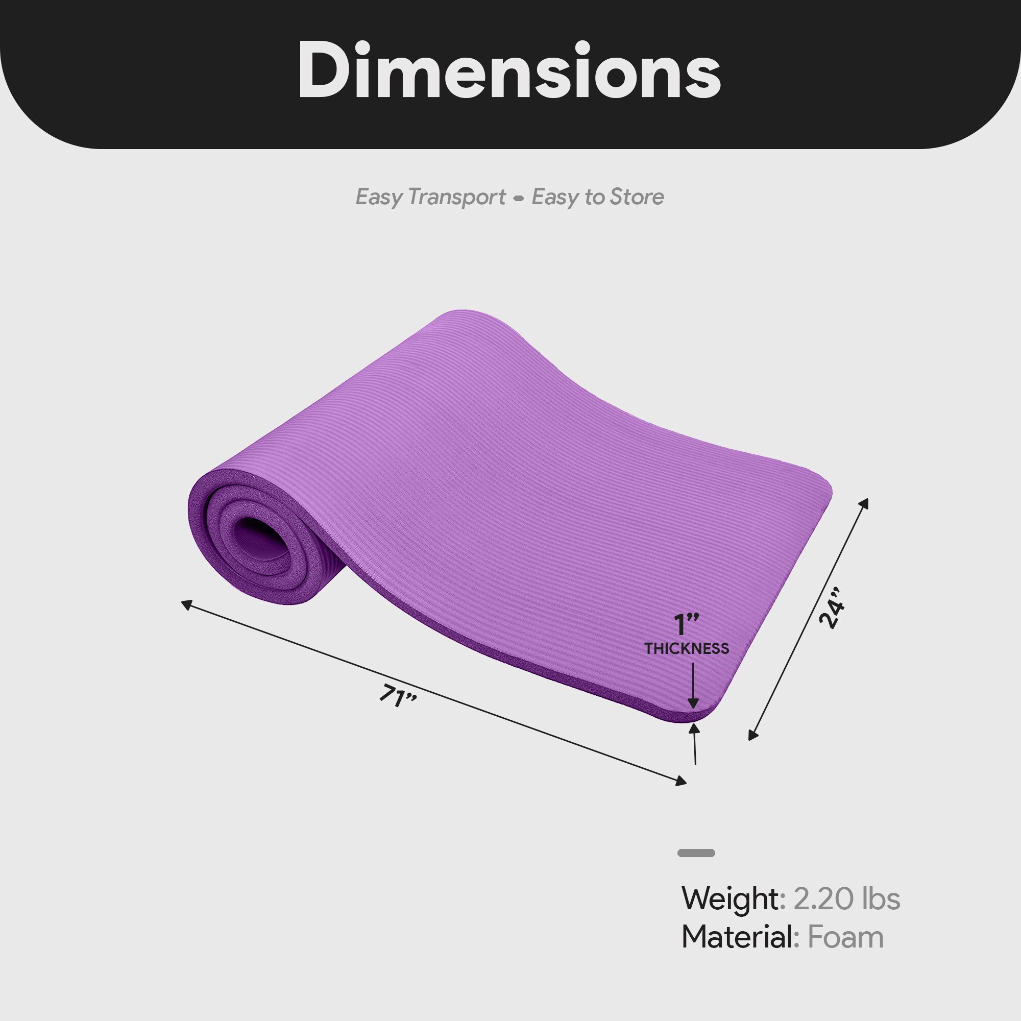 Balancefrom BFGC-AP1PP Fitness-Equipment-Mats - View #4