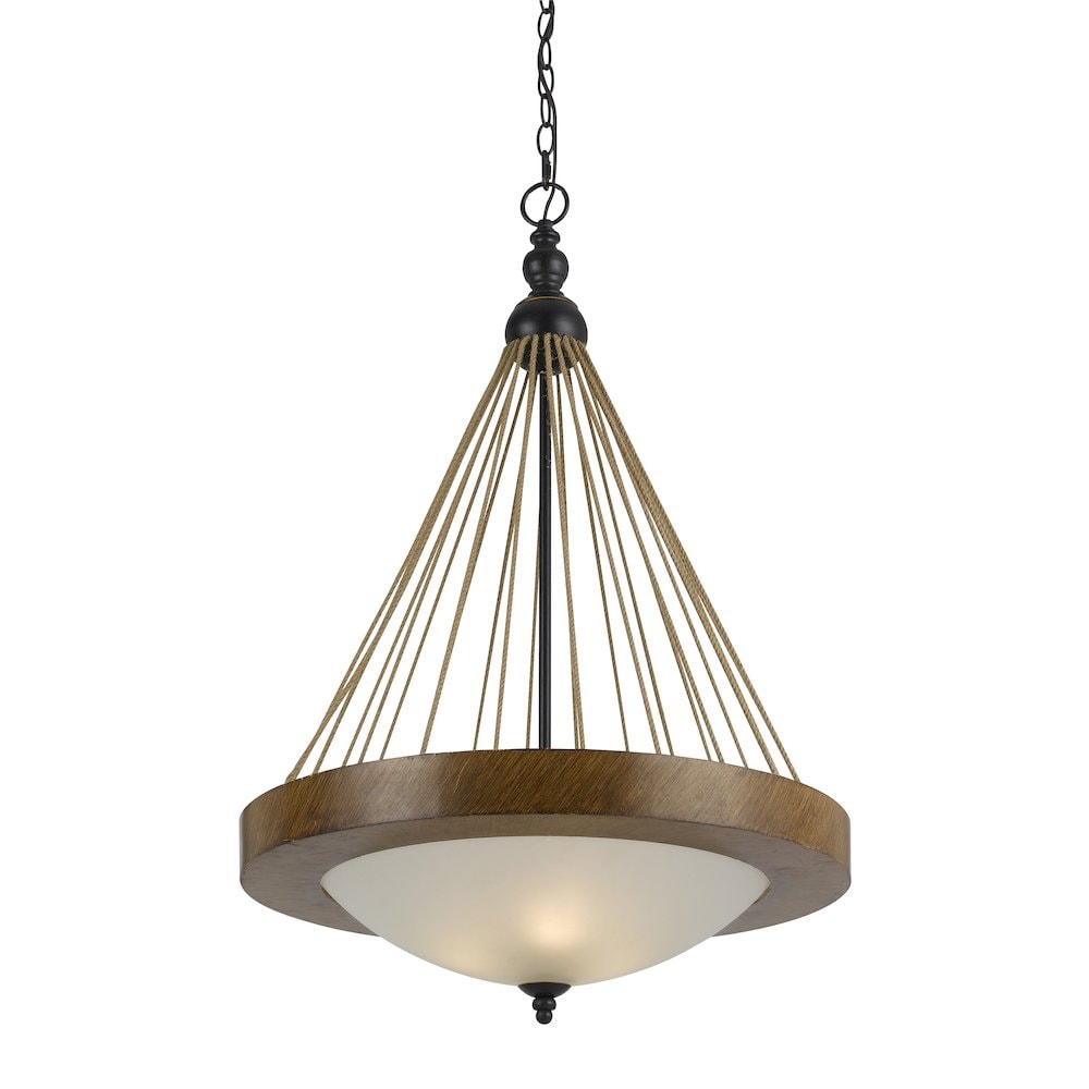 Cal Lighting 3 Light Monticello Pendant Fixture