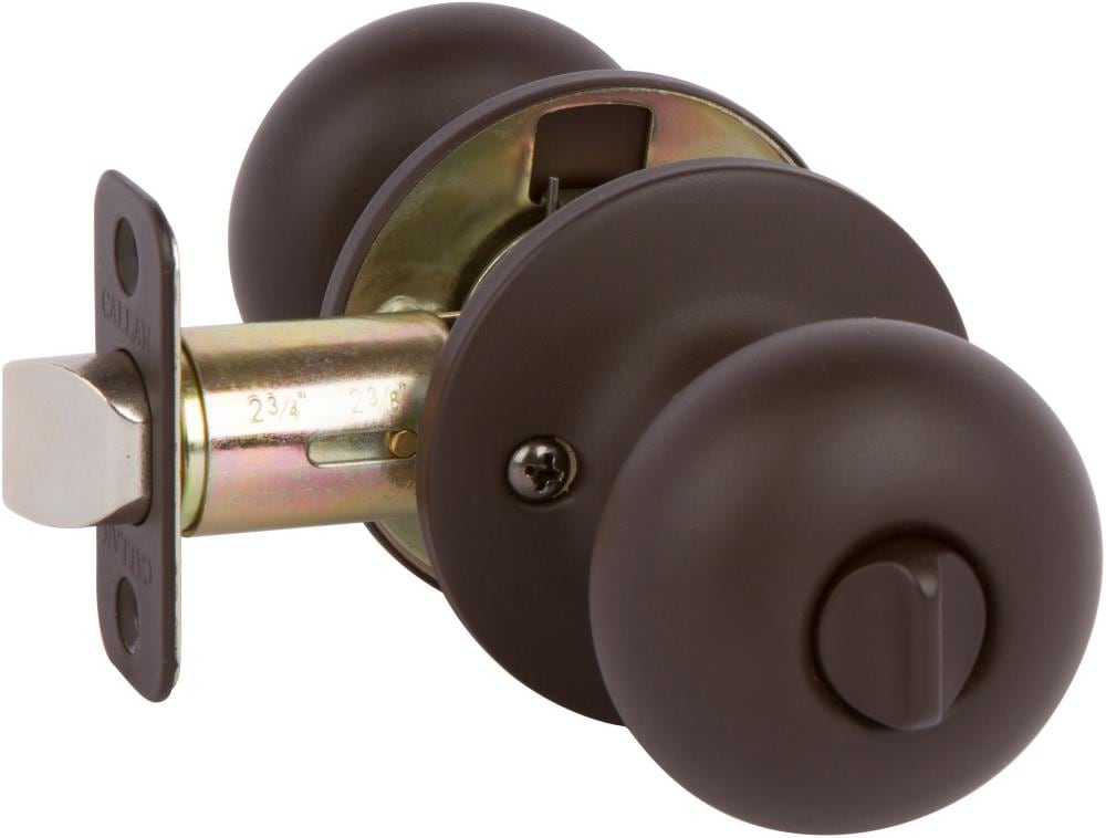 Delaney Hardware KS1020 Saxon Oil Rubbed Bronze Interior/Exterior Hall/Closet Passage door knob Single pack