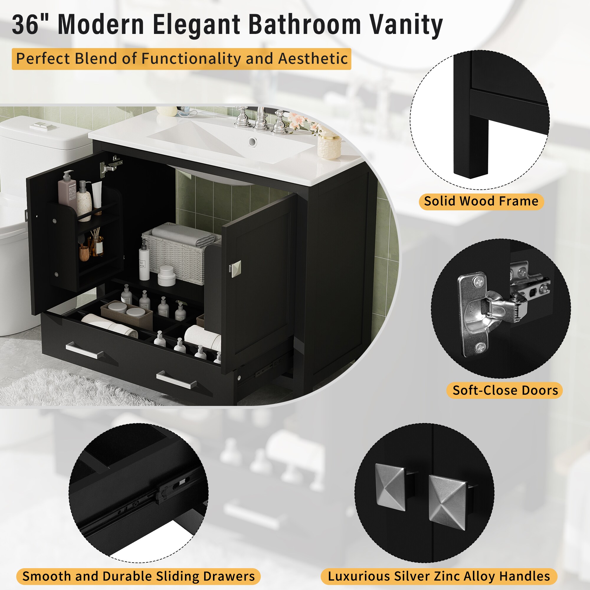 GDFStudio 345571 Bath-Vanity-Combo - View #3