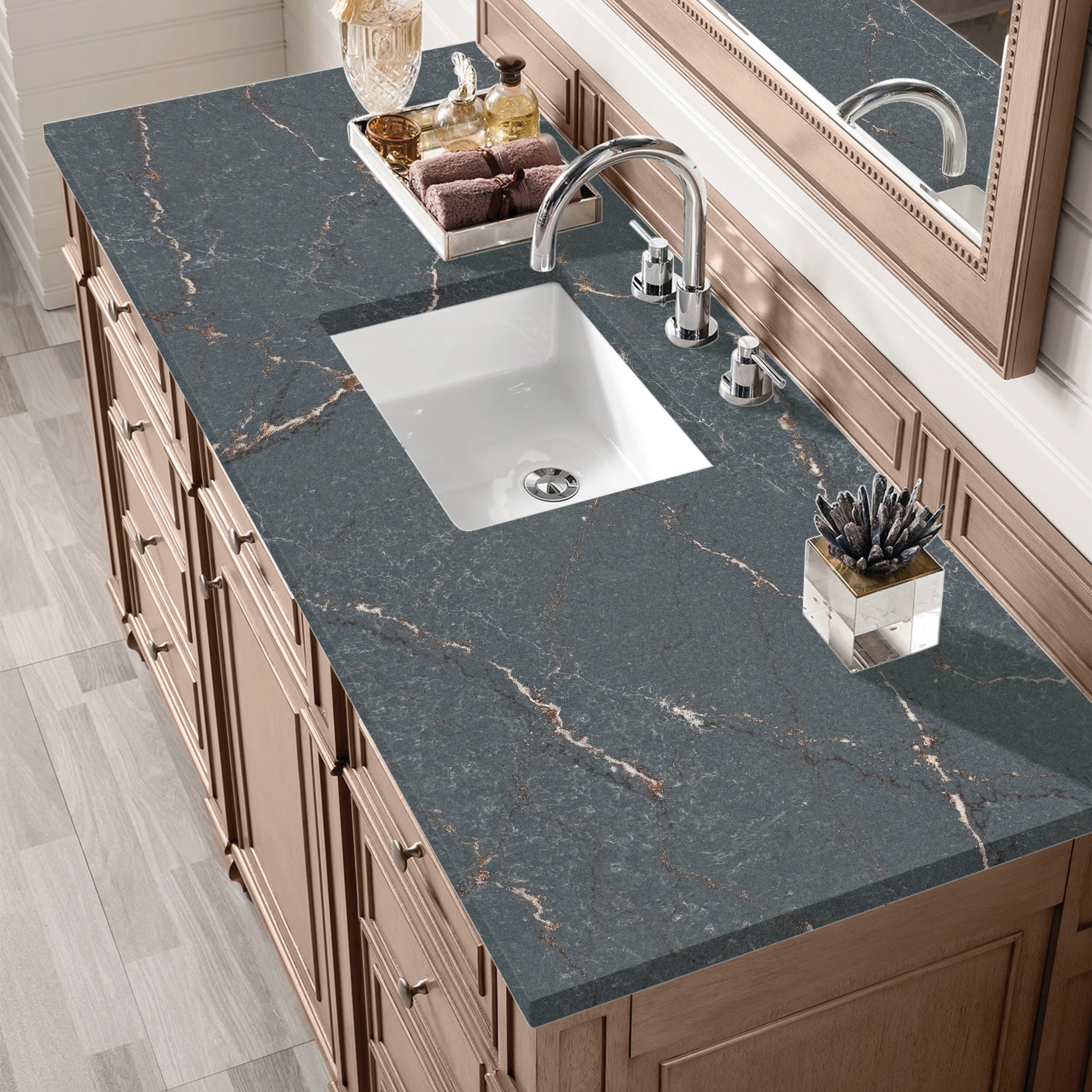 James Martin Vanities 157-V60S-WW-3PBL Bath-Vanity-Combo - View #4