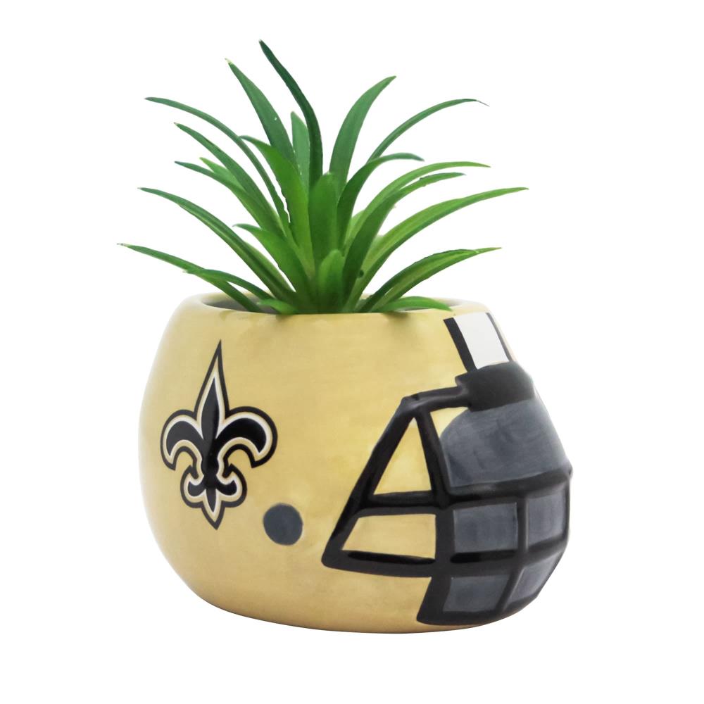 New Orleans Saints Ceramic Pumpkin Helmet