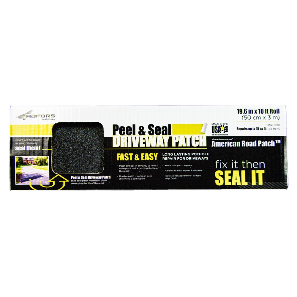 Saint-Gobain ADFORS FGE25090 Peel and Seal Driveway Patch 10-lin ft Asphalt Patch