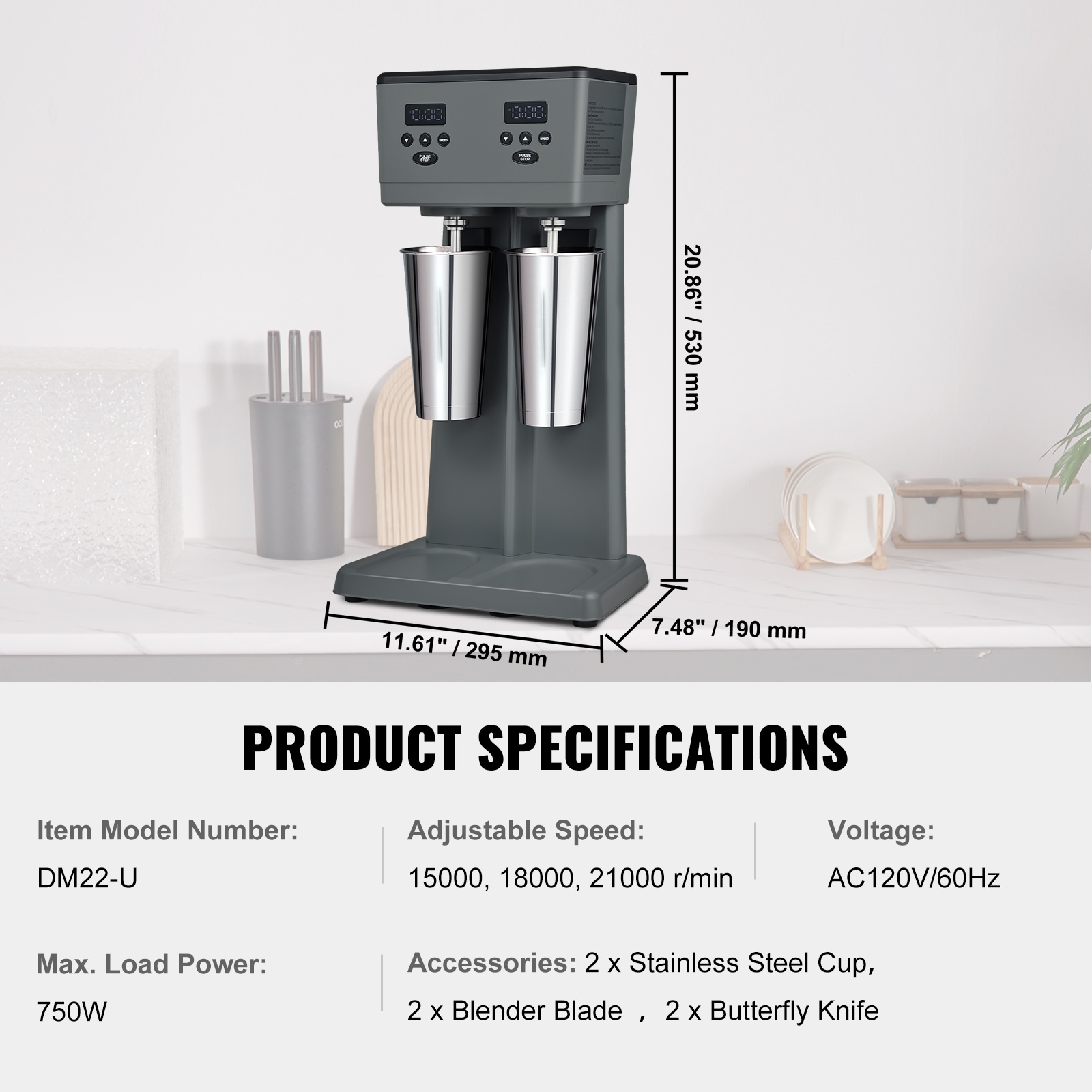 VEVOR KZJHRJBGSDDZJNSNGV1 Stand-Mixers - View #8